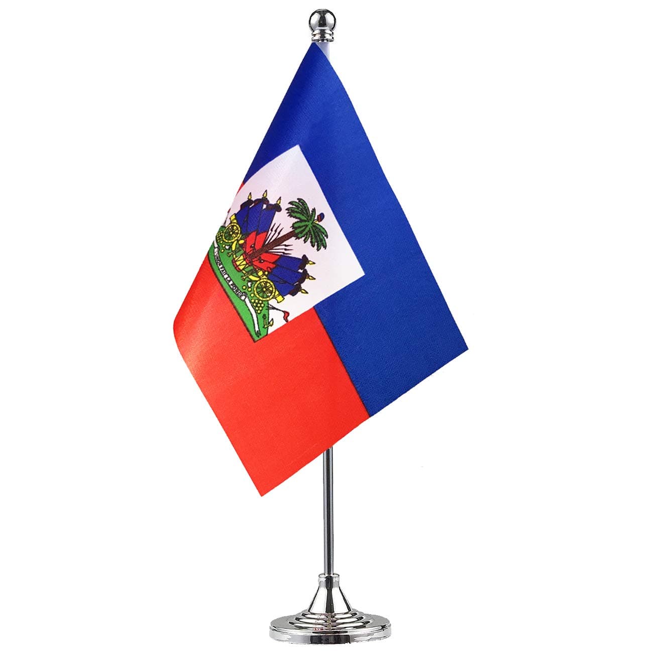 Haiti Haitian Flag Table Desk Flags,Office Flag,International World Country Flags Banners,Festival Events Celebration,Office Desk Home Decoration