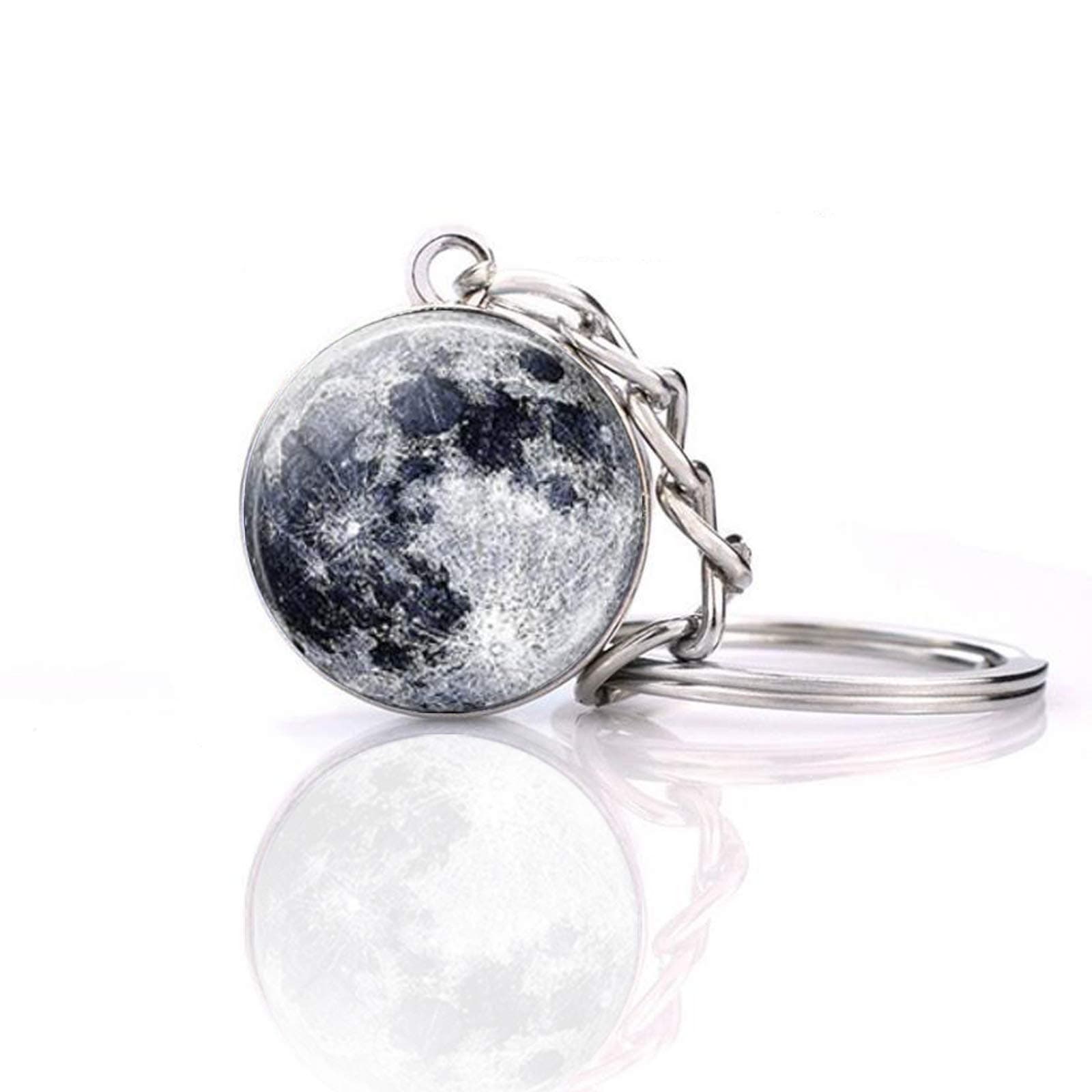 JWPavilion Solar System Planet keychain Accessories Pendant Glow In The Dark, Moon, One Size