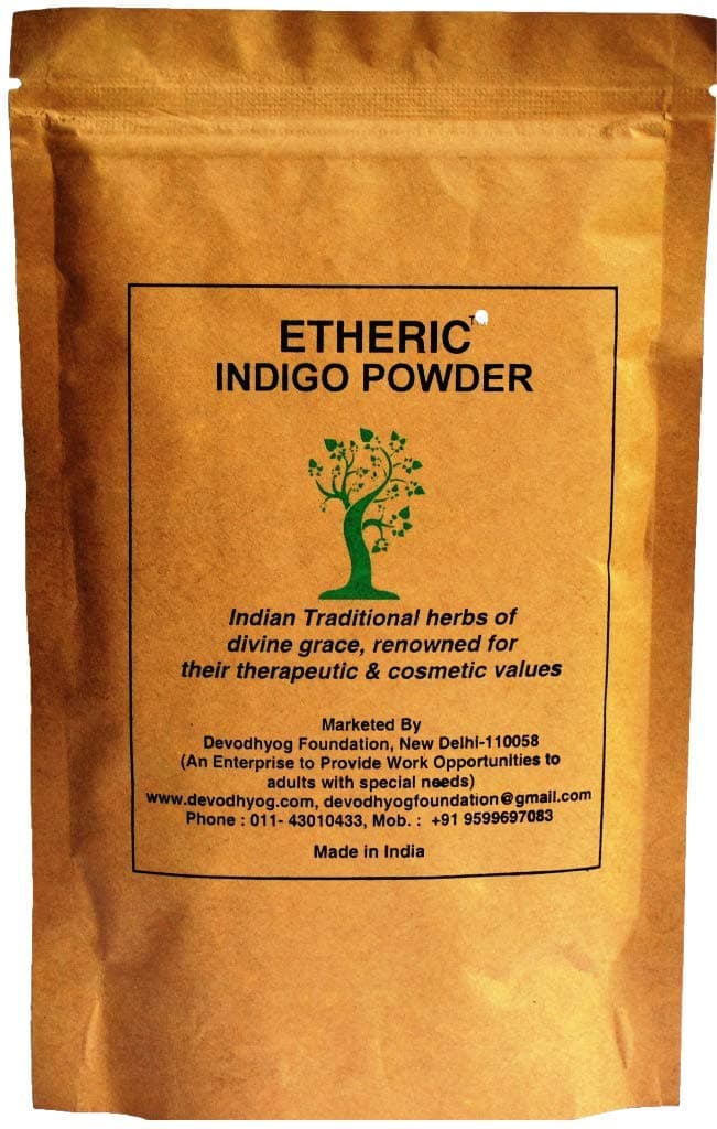 Etheric Pure Indigo Leaves Powder (200 Grams)