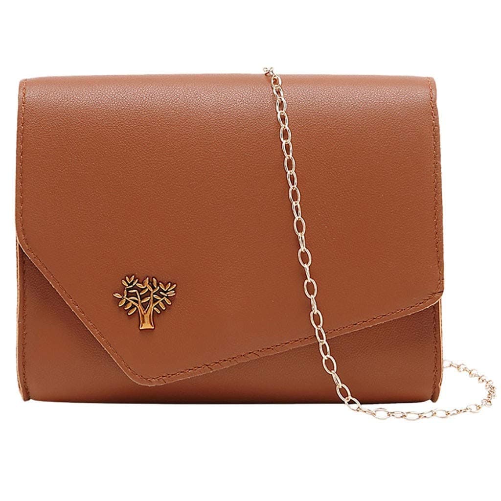 Hupoop🌹🌹Fashion Lady Shoulders Small Backpack Letter Purse Mobile Phone Messenger Bag（Black,Pink,Red,Gray,Brown，17.5cmx4cmx13.5cm）