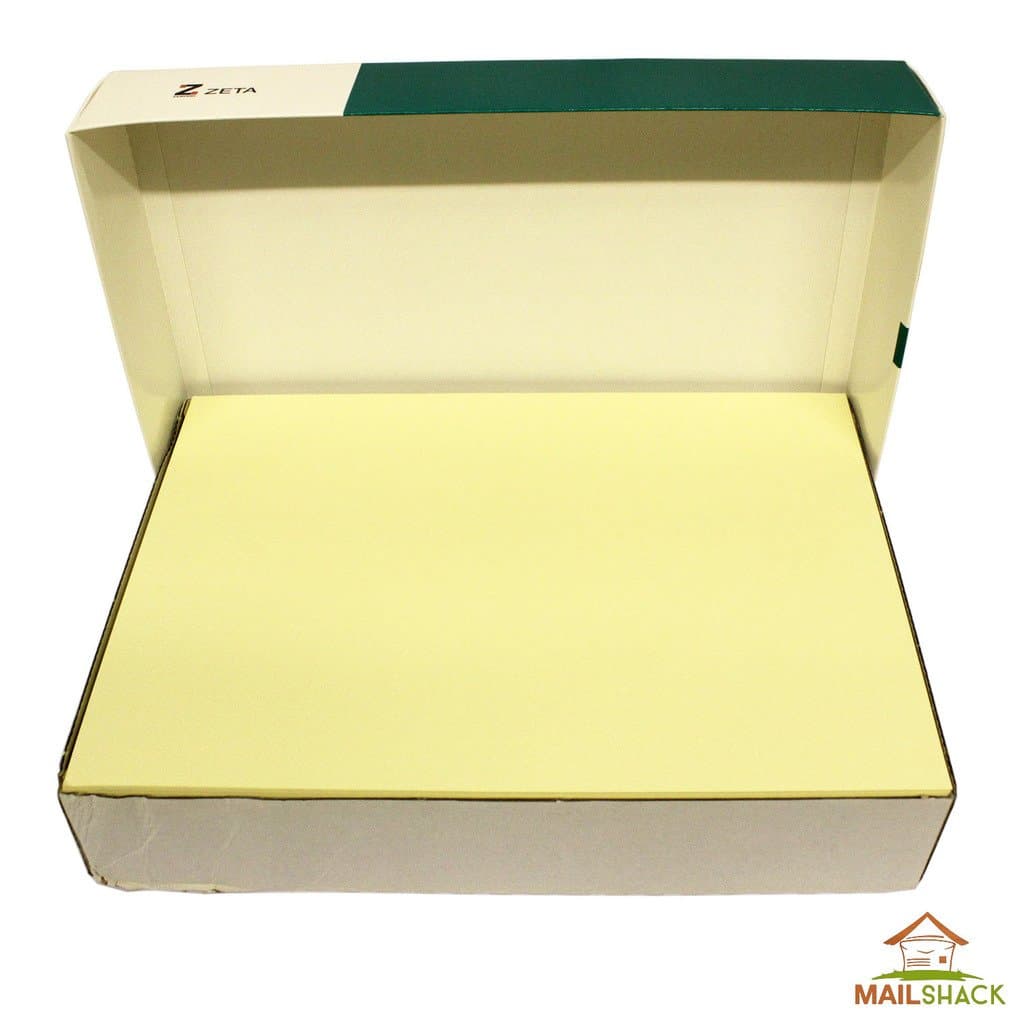 Zanders Zeta Elfenbein (Ivory) Hammer Textured A4 Paper 100gsm with discreet continuous Watermark (100 Sheets)