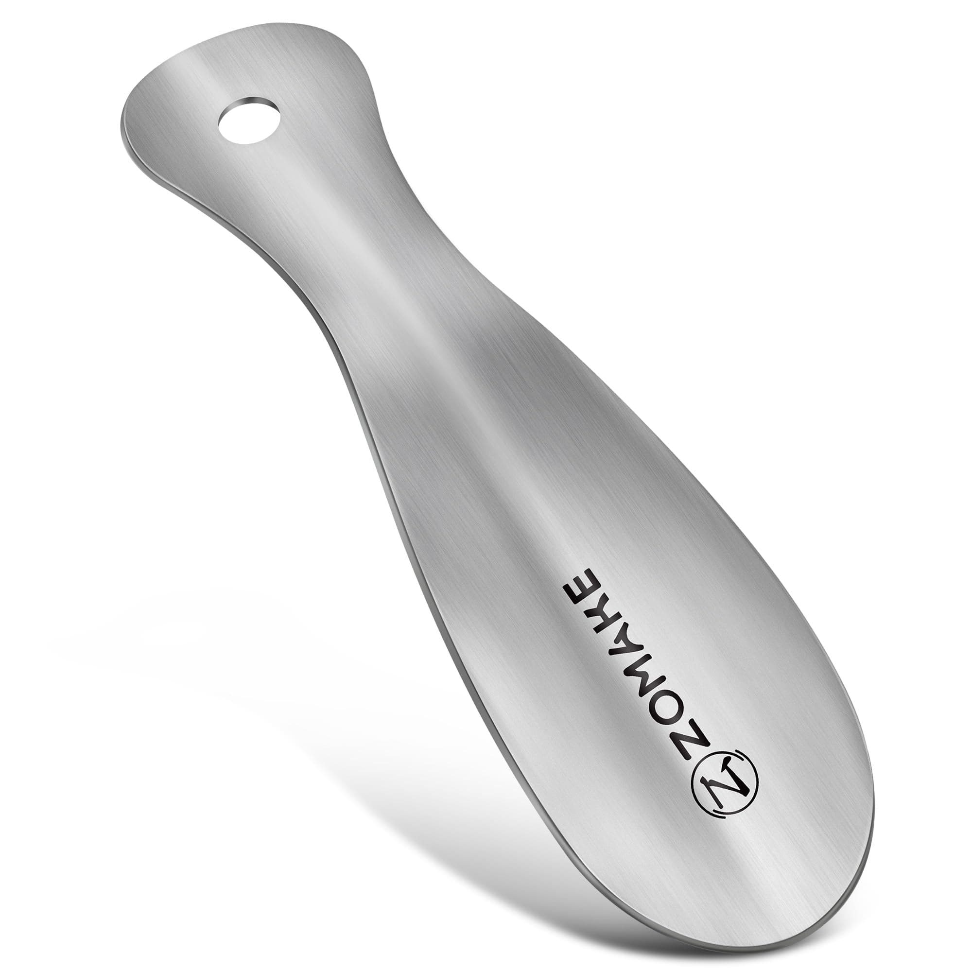 Metal Shoe Horn, Small Travel Shoehorn for Men Women Kids,7.5'' Portable Stainless Steel Shoe Spoon Helper