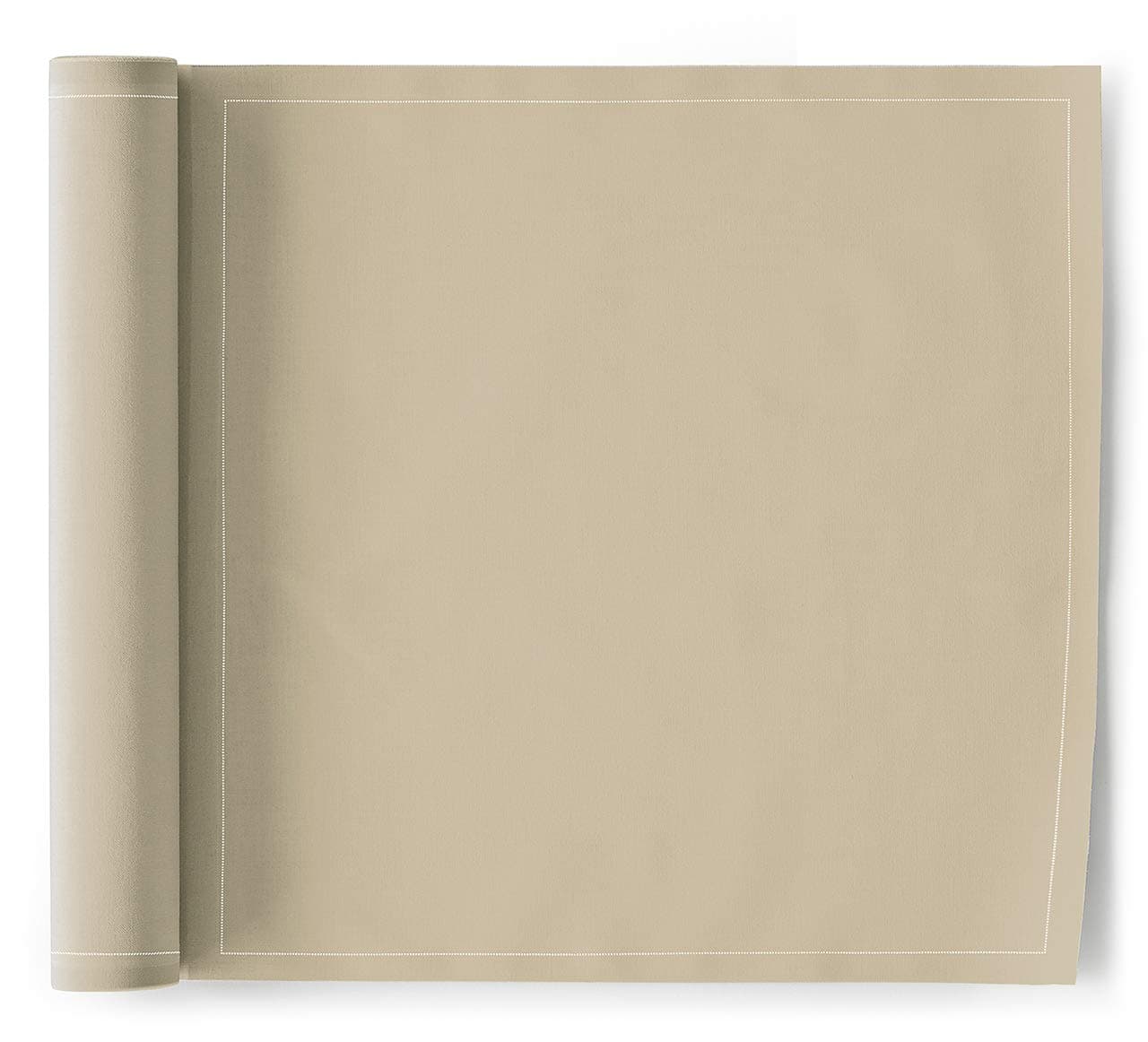 Artze Wall Art Dinner Napkins, Cotton, Bright Brown, 32 x 32 cm