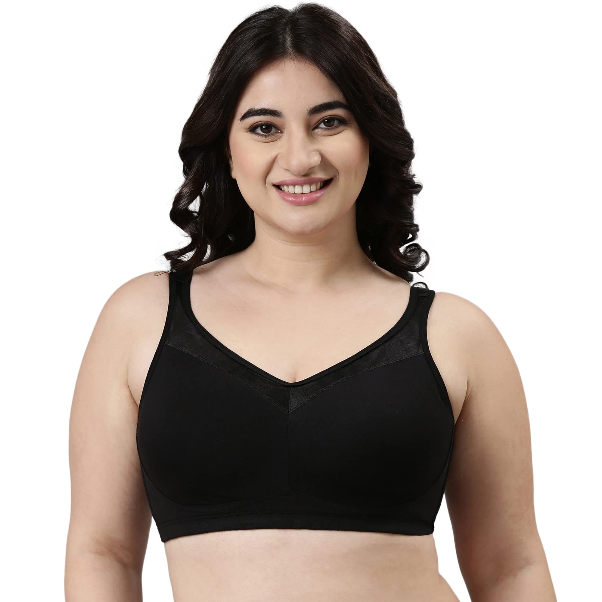 Full Support Super Lift Women's Cotton Everyday Minimizer Bra - Non Padded, Wirefree, Full Coverage - A112 (Available in Plus Sizes)