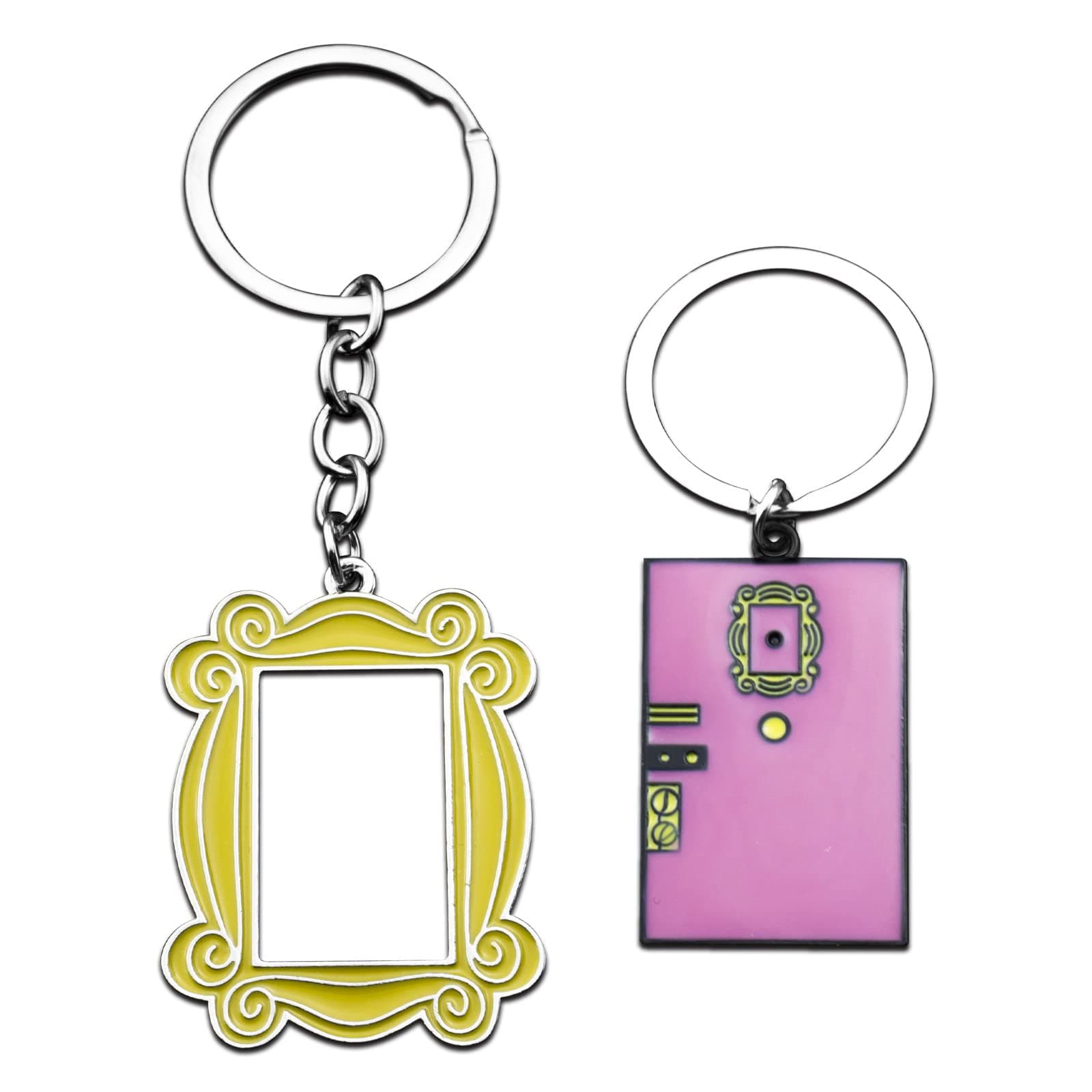 ibiwe Friend Tv Show Merchandise 2 Pcs Friend Keychains Friend Tv Show Gifts Women