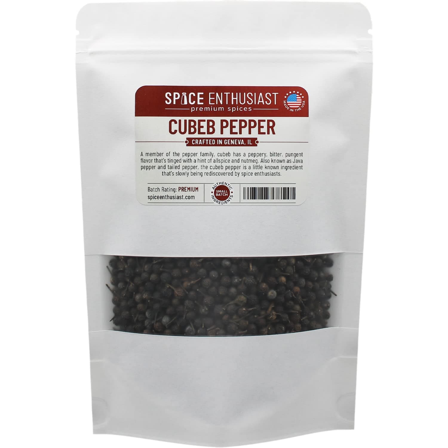 Spice Enthusiast Cubeb Pepper Berries - 4 oz