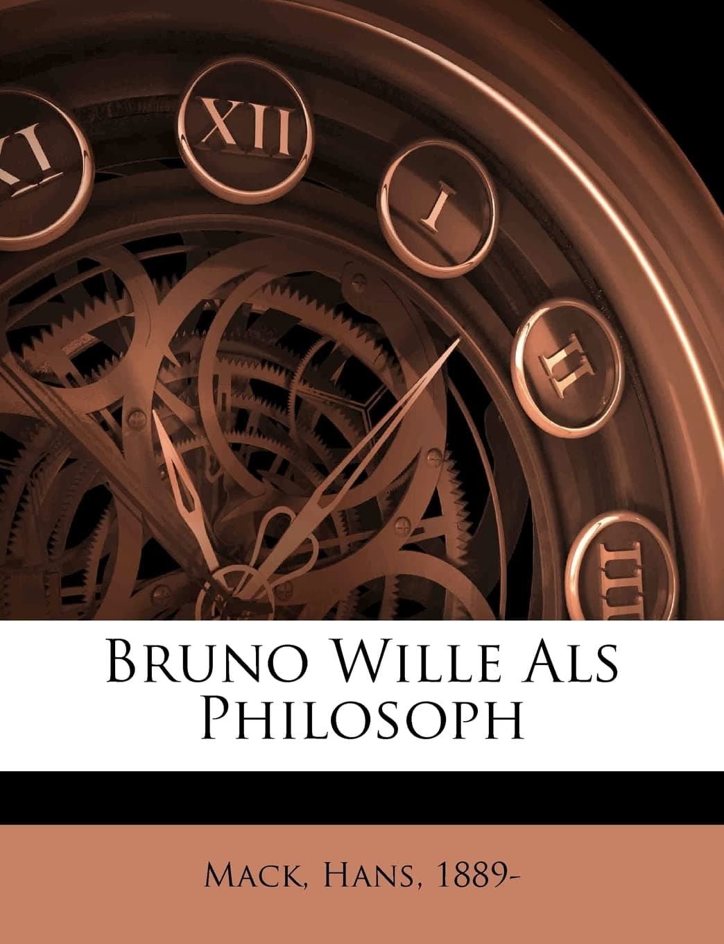 Bruno Wille ALS Philosoph
