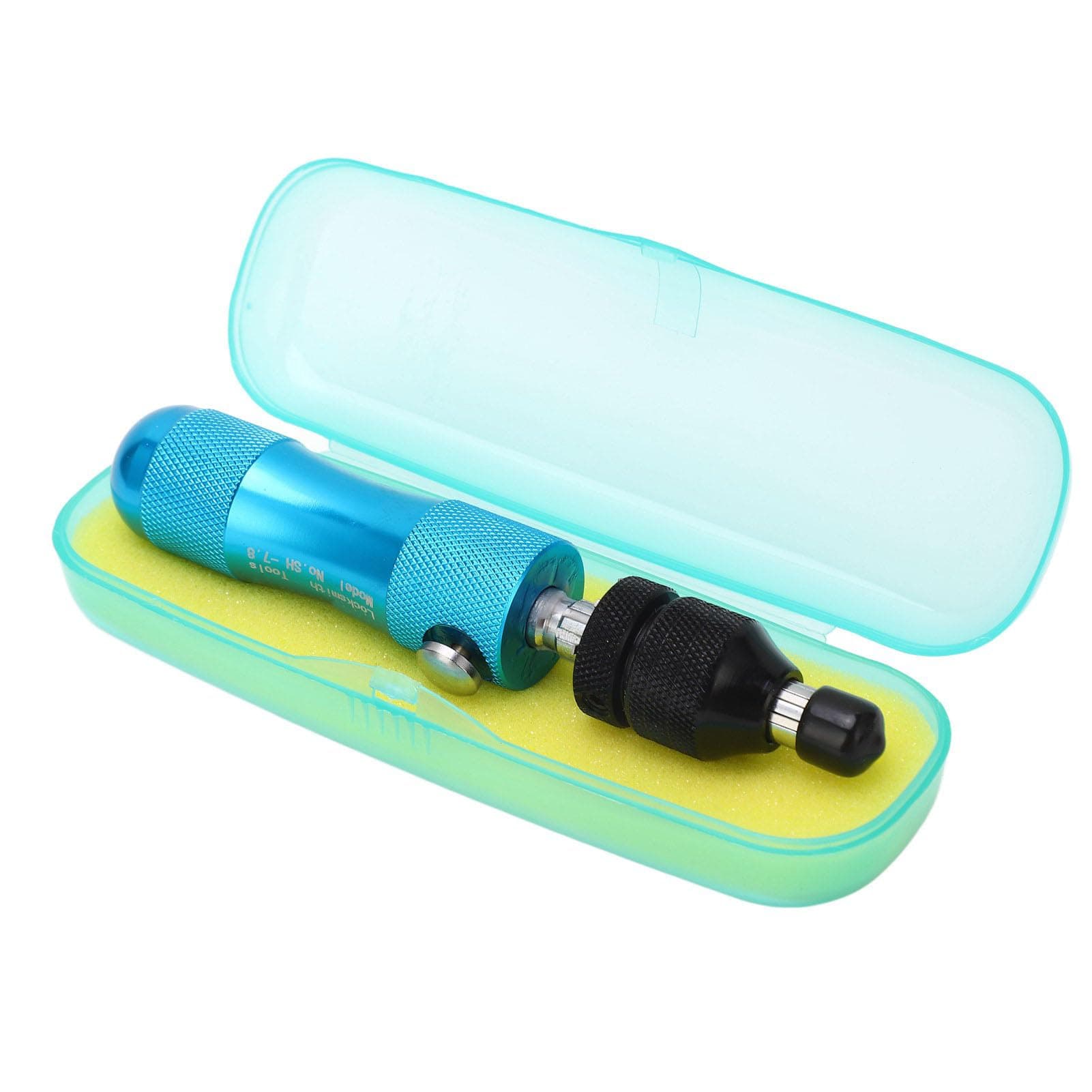 TRISAR Tubular Wrench Set, Stainless Steel Cylinder Aluminum Alloy Handle Non Slip Texture Hand Tubular Opener for 7 Pin Center Pick Opening, TRISARzfh0ptwagn