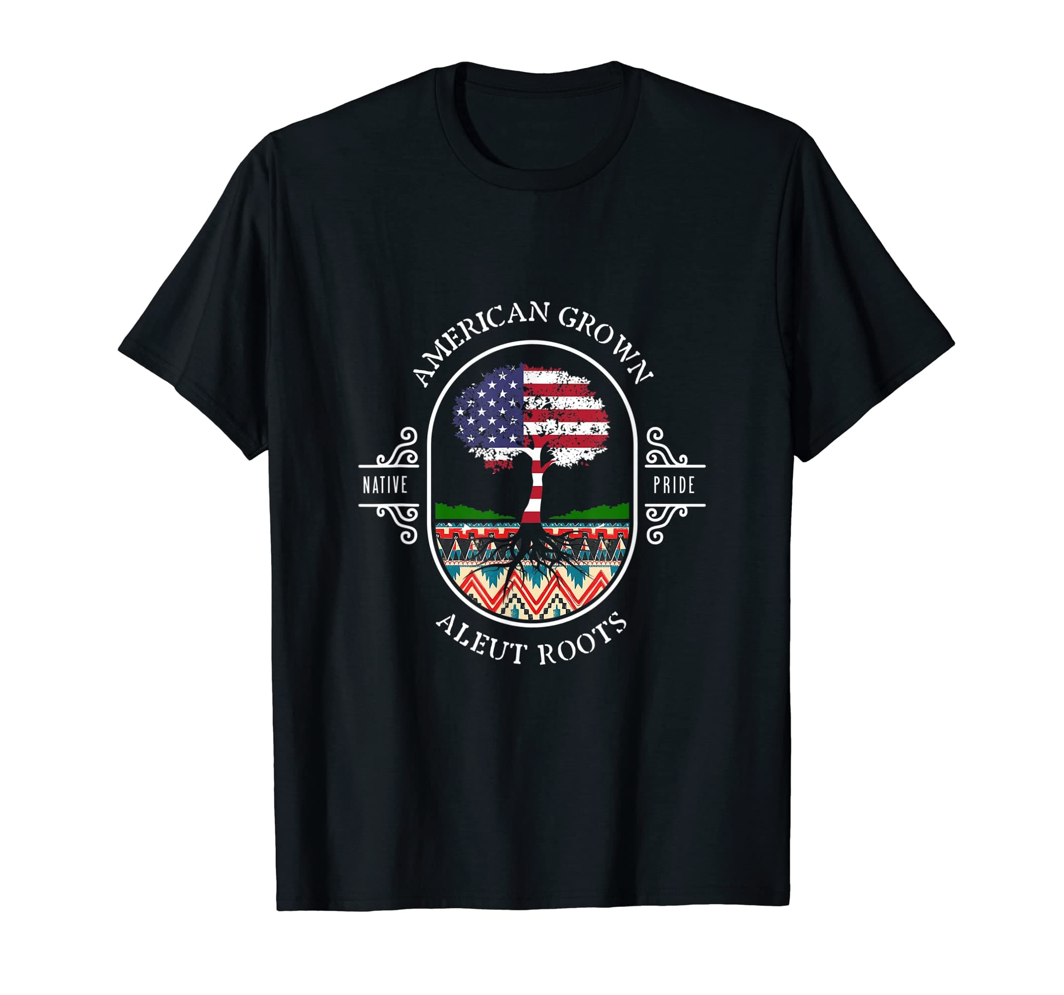 Roots Grown American Native Indian Pride Tree T-Shirt