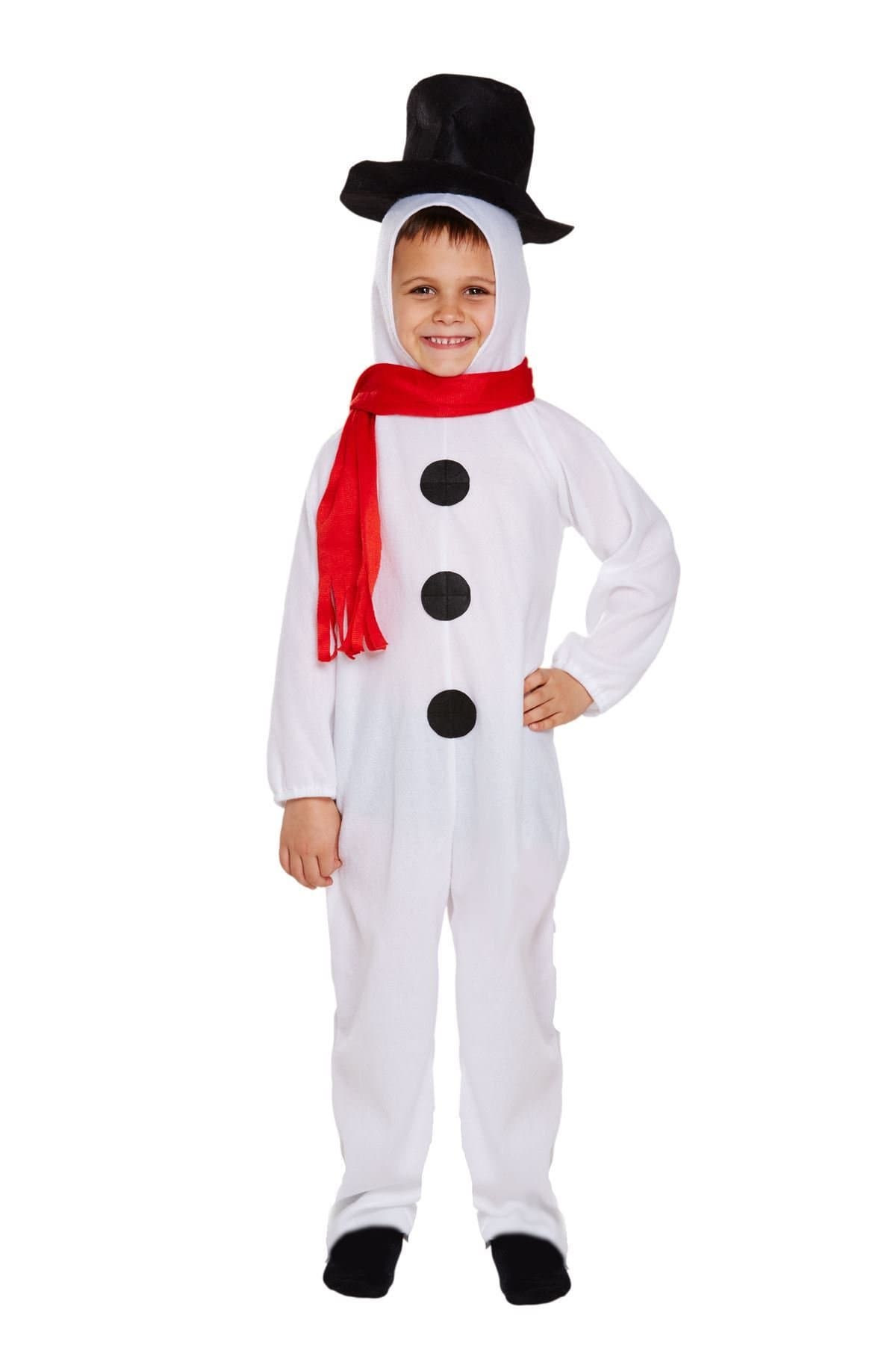 FANCY DRESS CHILD SNOWMAN LARGE 10-12 YRS