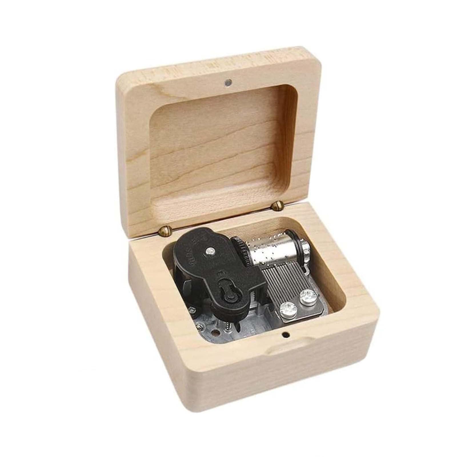 Sinzyo The Legend of Zelda Music Box Vintage Musical Boxs Gift for Birthday Valentine's Day Christmas Day(Maple Wooden Box)