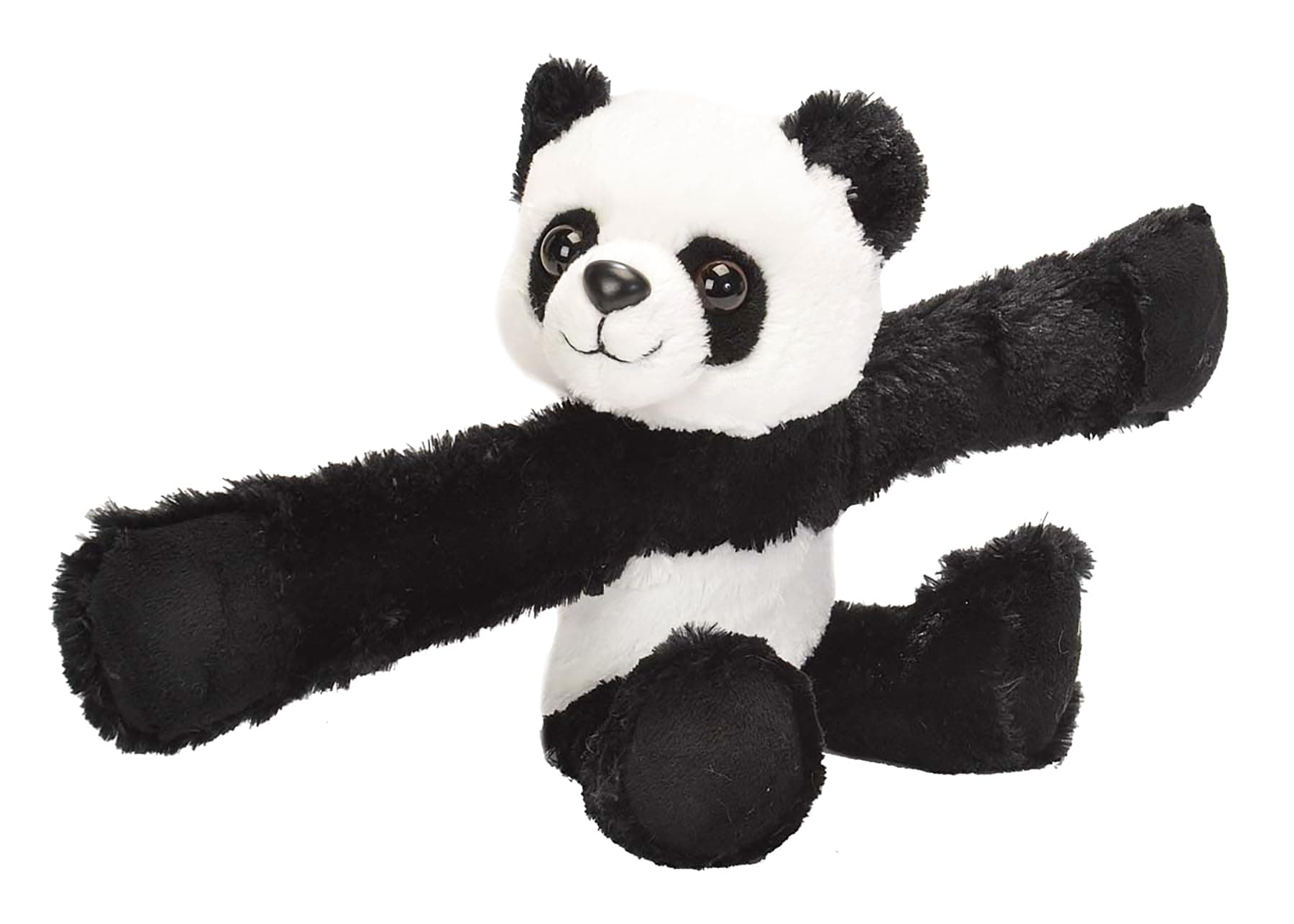 Wild Republic 19558 Huggers Soft Toy Slap Bracelet, Gifts for Kids, Panda Plush Toy 20 cm