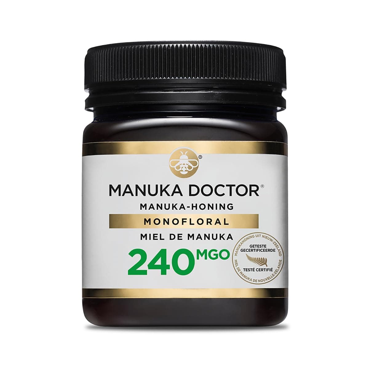 Manuka Doctor 15 Plus Honey with Aloe Vera (250 g, 240 MGO)