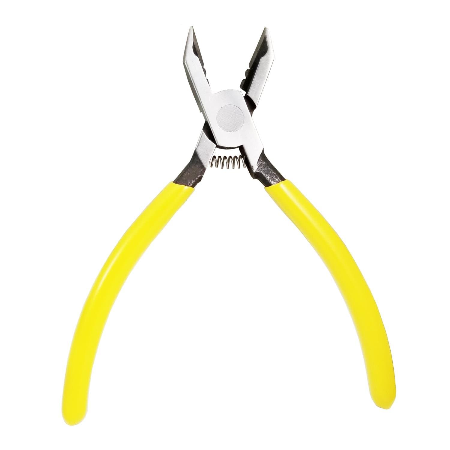 4inLoveMe 6 Inch Engineer Electrical Side Cutter Wire Cutting Nipper with Notches for heavy duty electrical jewelry artificial flowers craft klein pliers firefighter