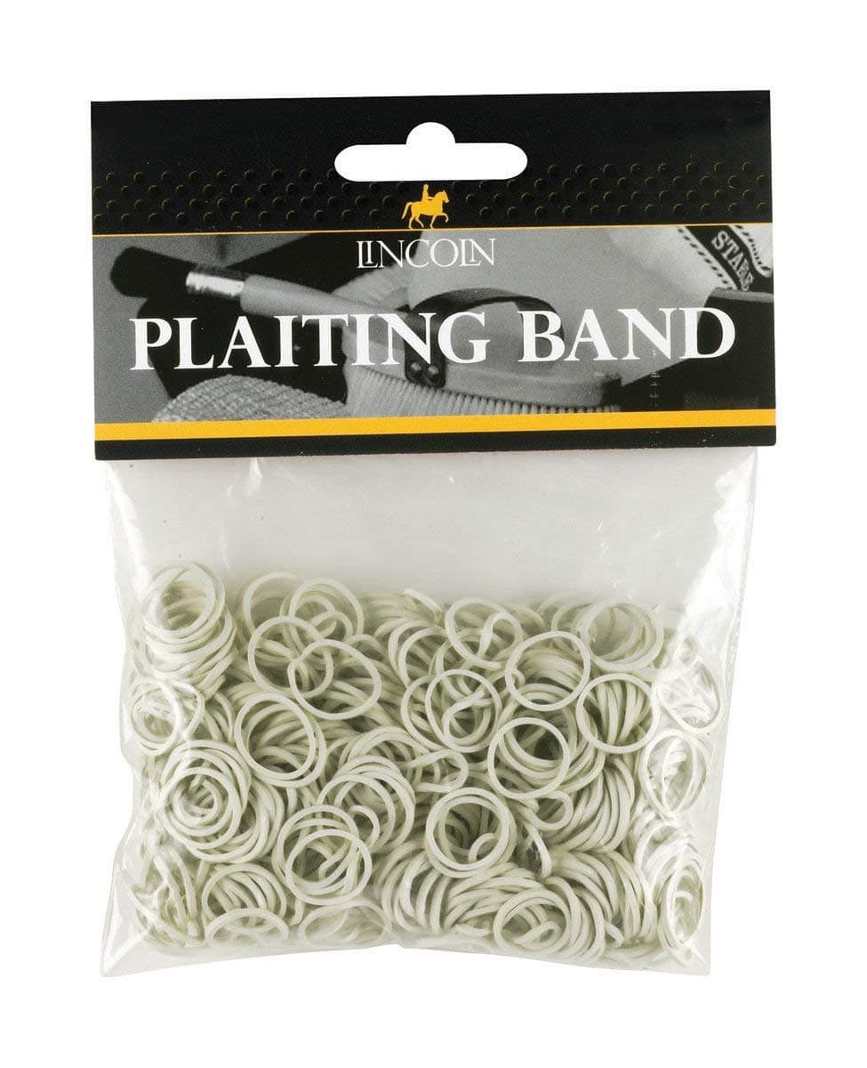 425-0219 Lincoln Plaiting Bands (White),1 Pack