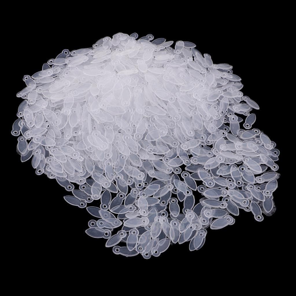 CALANDIS Wholesale 1000 Pieces Clear Plastic Picture Photo Mirror Frame Turn Button Picture Framing Back Board Fasteners Supplies