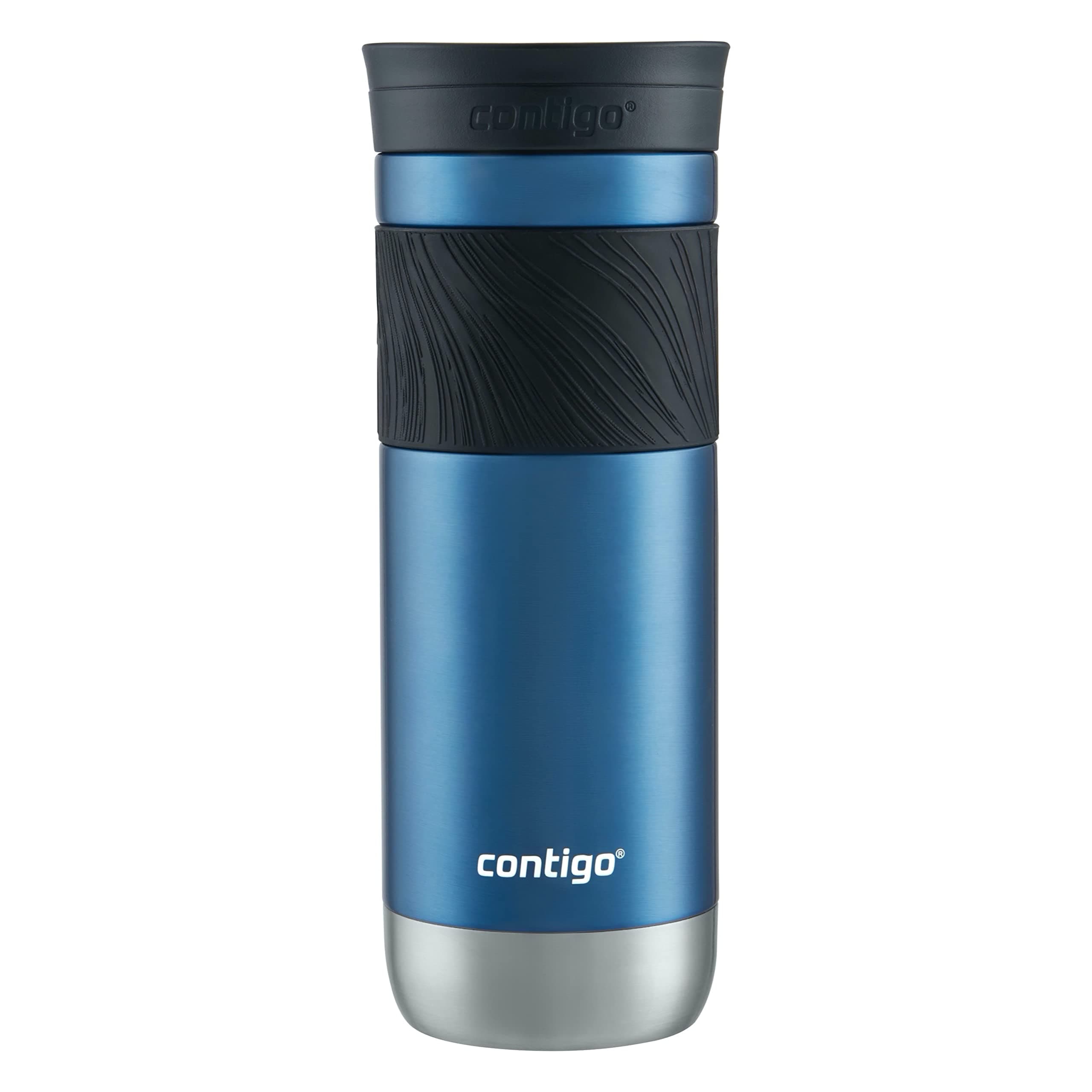 Byron Vacuum-Insulated Stainless Steel Travel Mug, 20oz - Leak-Proof Lid, BPA-Free, Blue Corn - Perfect Reusable Cup for Coffee or Water; hot and cold beverage holder
