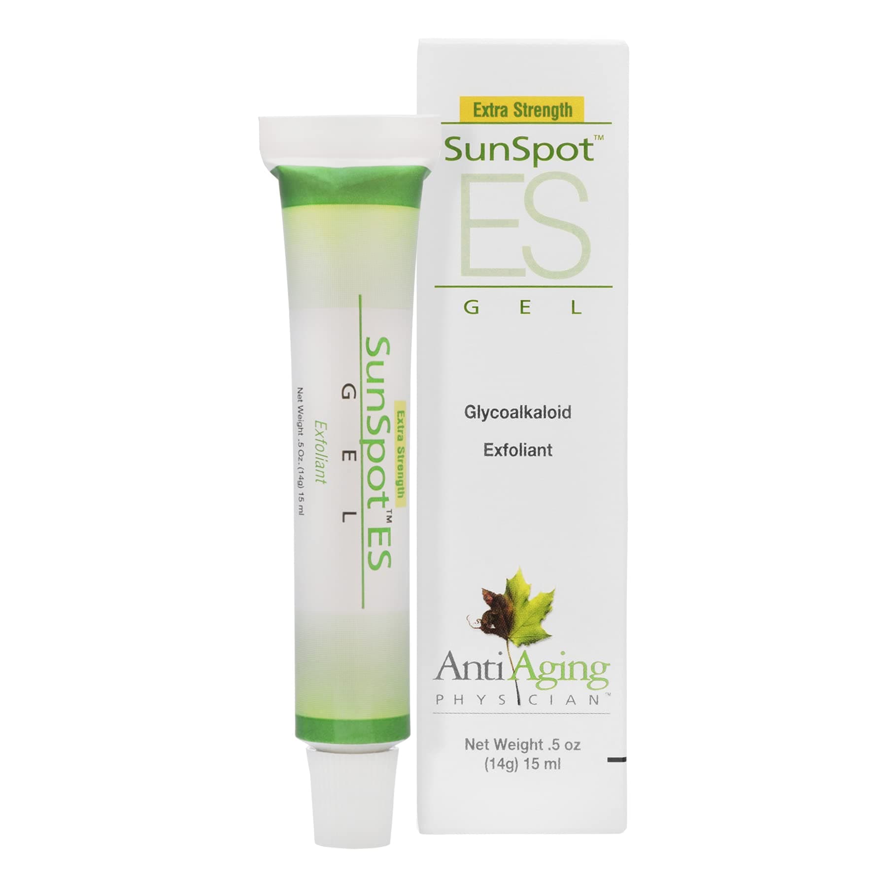 Lane Innovative Labs - SunSpot ES, Natural Exfoliating Gel, Skin Rejuvinating Ingredients, Including Aloe Vera and Tea Tree Oil (0.5 Ounce)