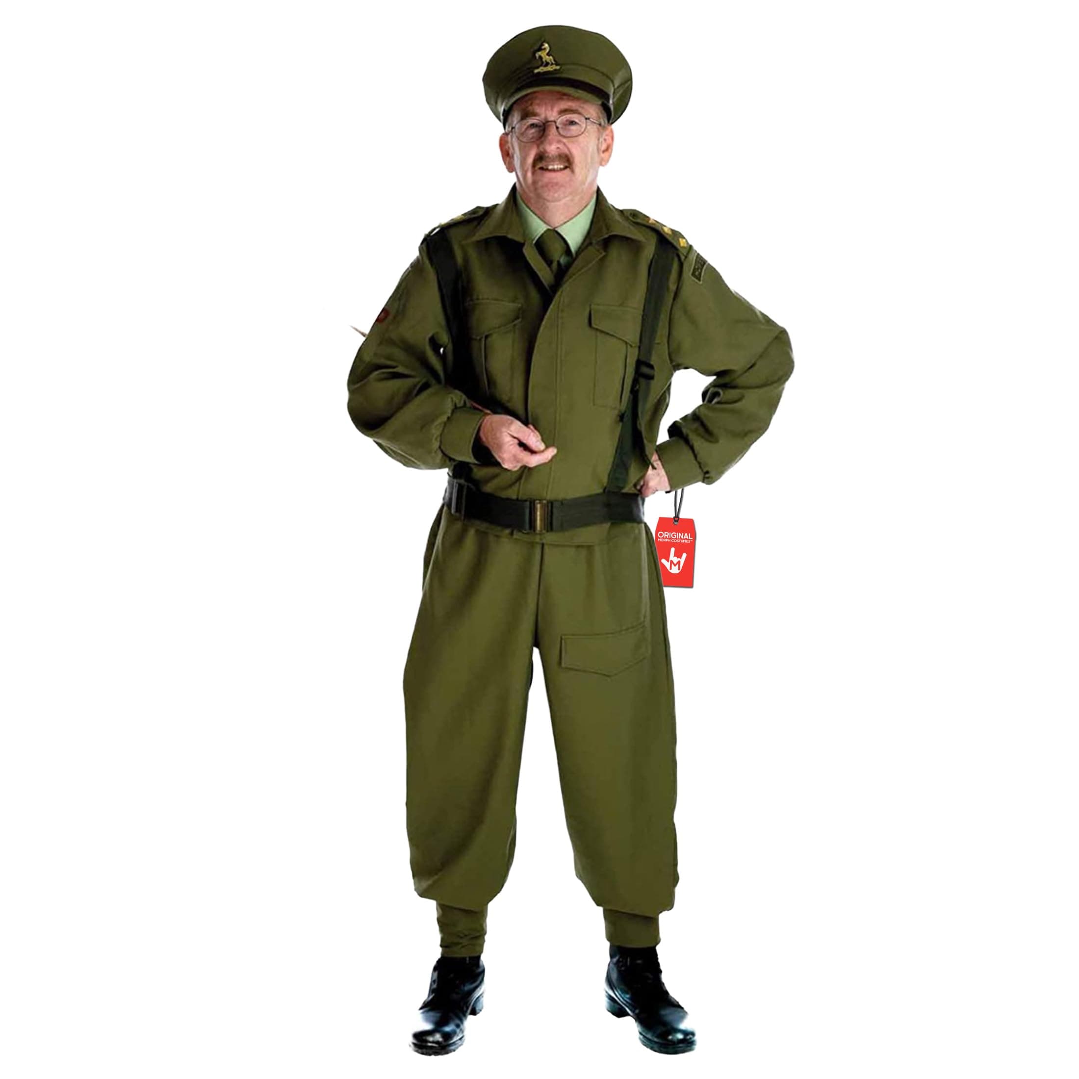 Fun Shack WW2 Soldier Costume British Homeguard, 1940s Fancy Dress Men, Men Army Costume, Dads Army Costumes
