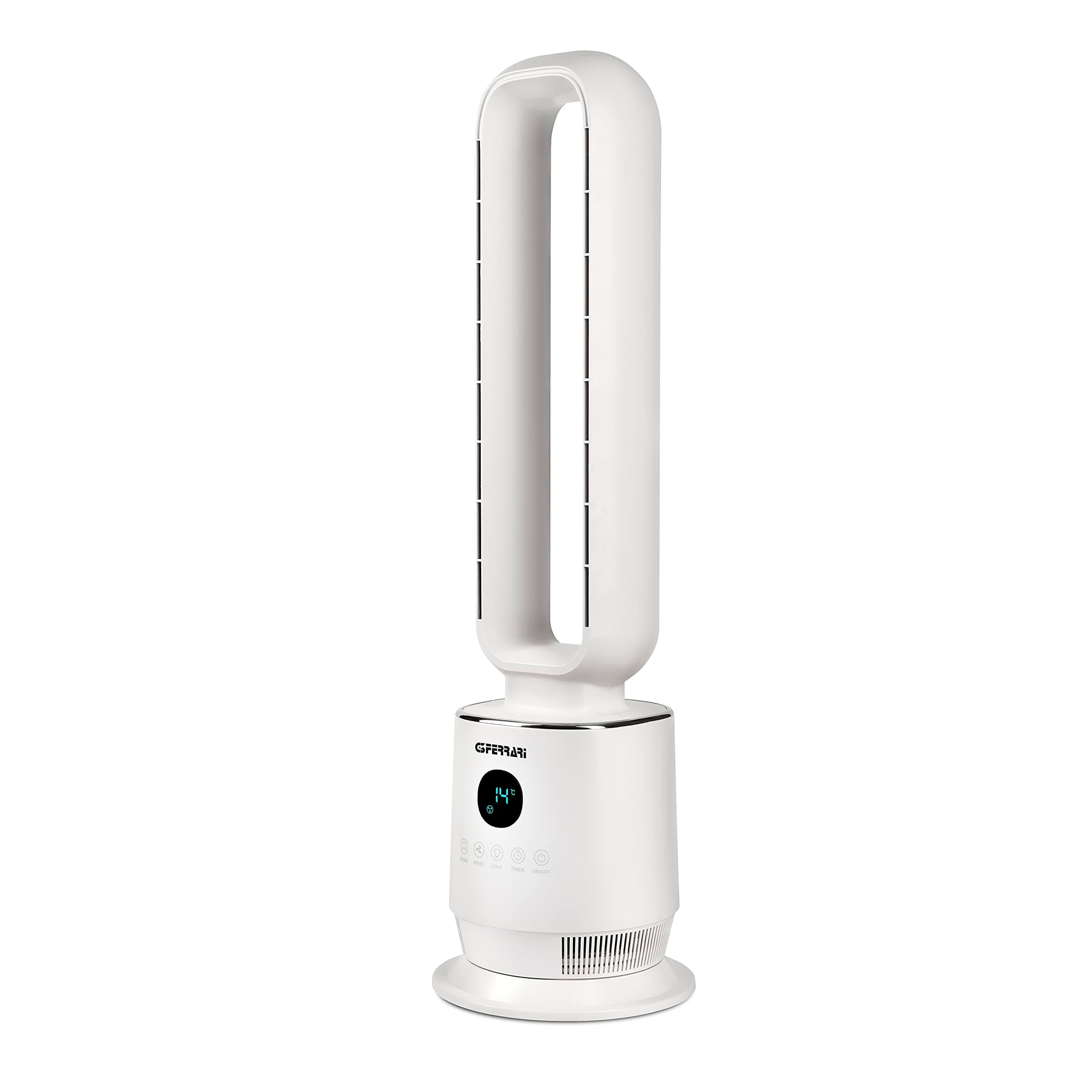 G3 Ferrari G50051 WIND MASTER Bladeless fan 3 Speeds with Remote Control WHITE