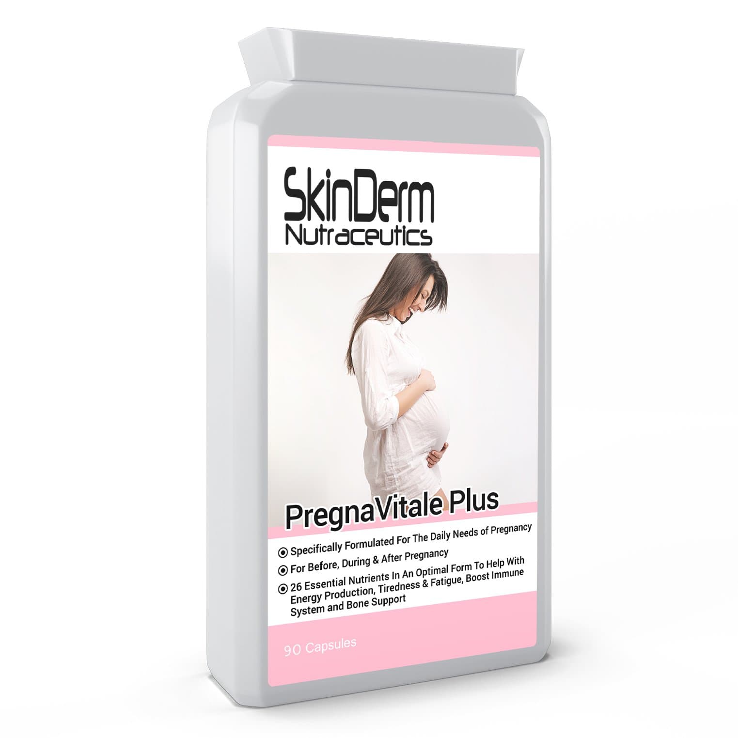 PregnaVitale Plus | Pregnancy Care Supplement Multivitamin | 90 Capsules| Suitable for Vegetarians