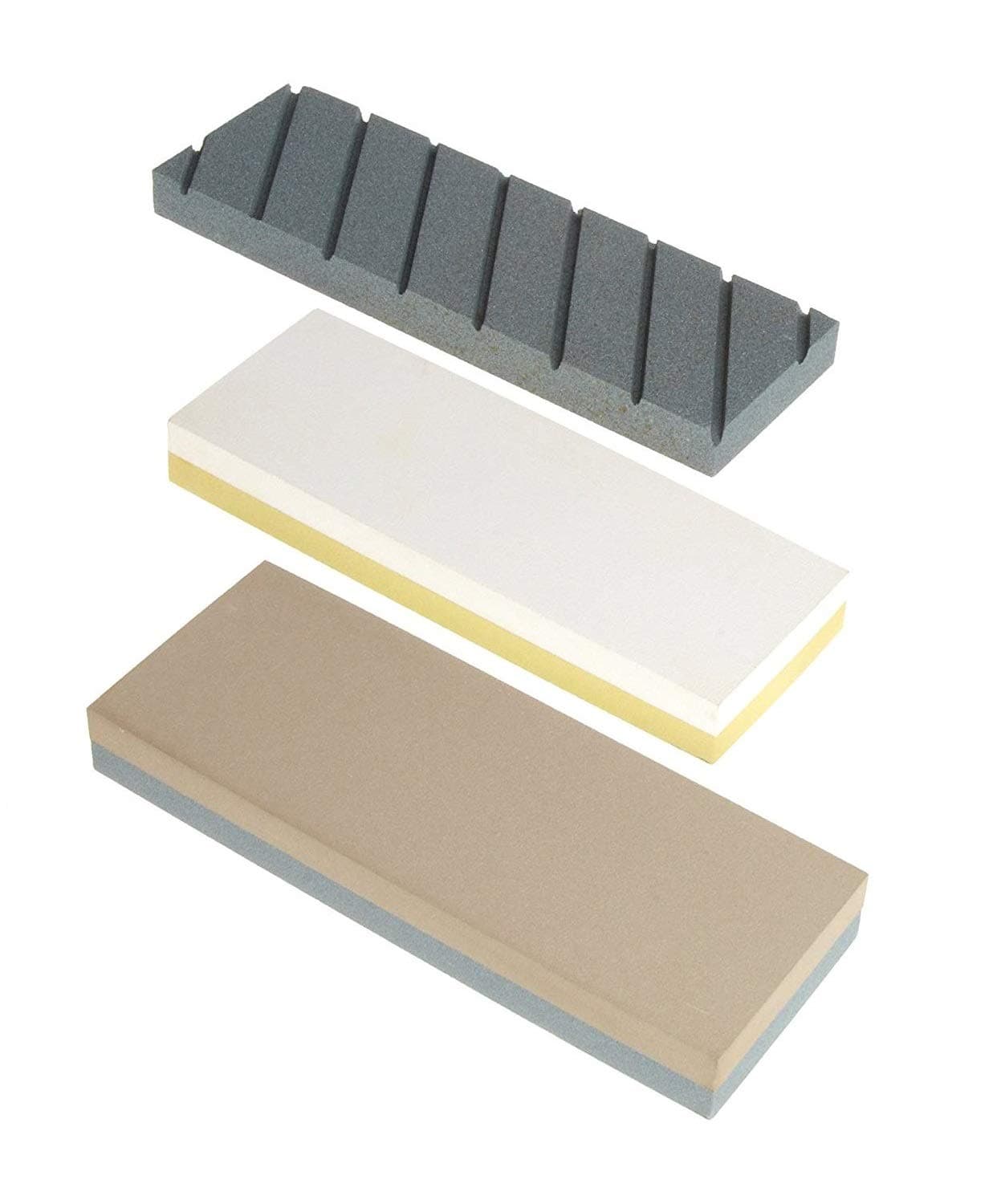 Waterstone Wet Stone Sharpening Kit with 220/1000 and 4000/8000 Combination Grit Knife Sharpener Stones, Flattening Stone and Whetstone Holder