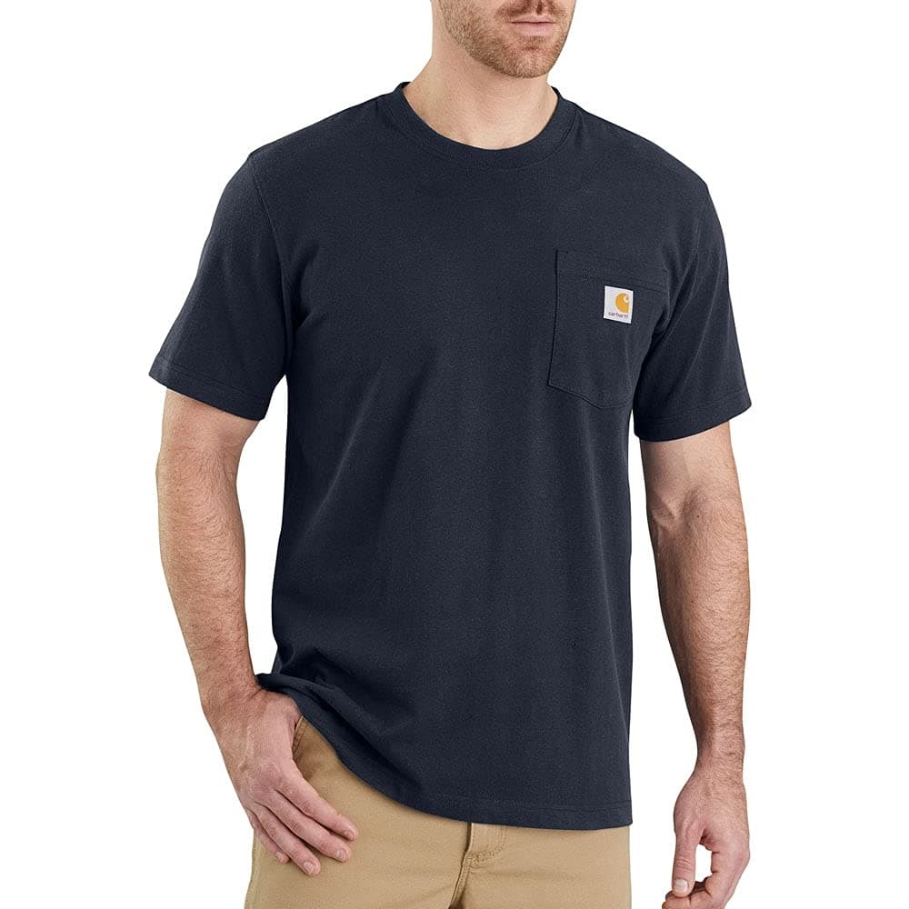 Carhartt Men's Relaxed Fit Heavyweight Short-sleeve Pocket T-shirt Work Utility T-Shirt (pack of 1)