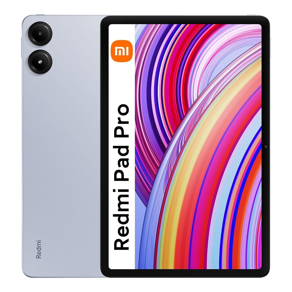 Xiaomi Redmi Pad Pro WiFi Version 12.1" Octa Core Global ROM 10000mAh Bluetooth 5.3 8MP Dual Camera + (33w Dual USB Fast Car Bundle) (Ocean Blue, 128GB + 8GB)