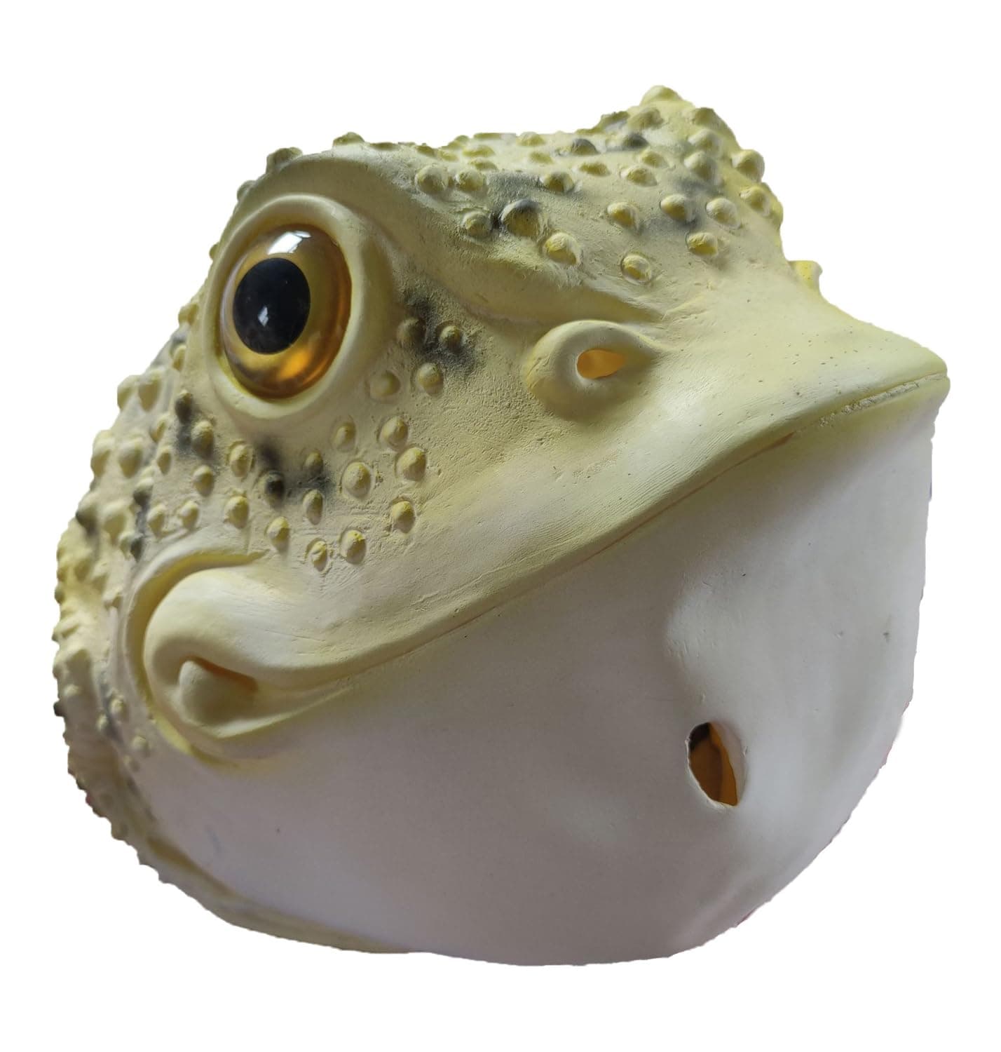 Halloween Realistic Toad Mask - Full Head Latex Frog Animal Costume Prop