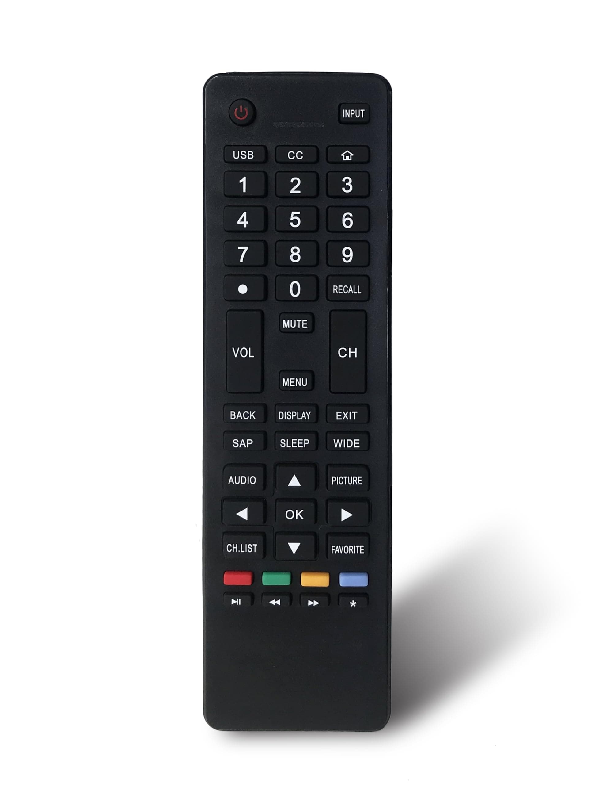 Replacement Remote Control for Haier TV 24E2000 32E3000 32E2000 32D3005F 32F2000 LE32F2220 40E2500 48DR3505 50E3500 55DA5550 55UGX3500 55UGX3200C 65E3550 65UGX3500 75UGX3550 TV