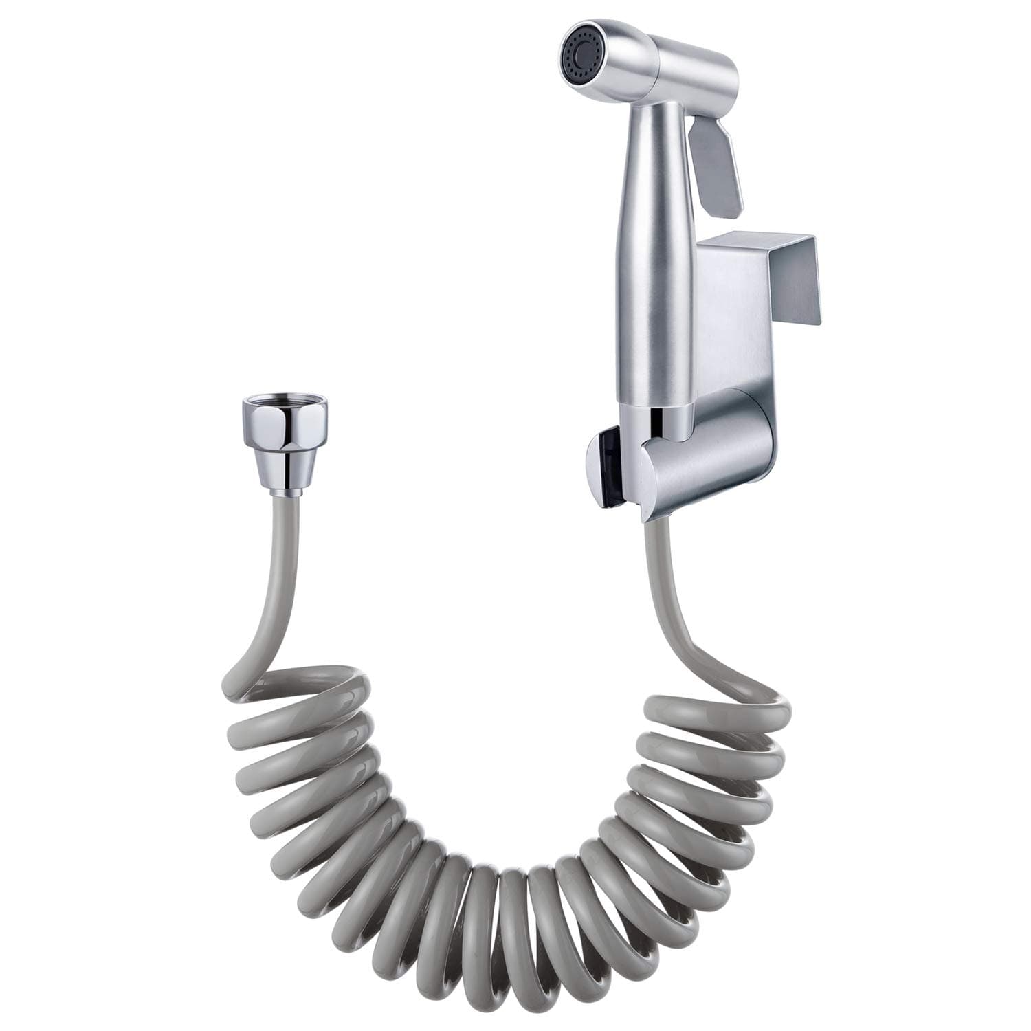 Handheld Bidet Sprayer Toilet with Water Tank Hook and 59in ABS Flexible Telescopic Shower Hose for Bathroom Douche Diaper Cleaning, Pet Bath, Closestool, Squatting Pan, Floor Cleaning