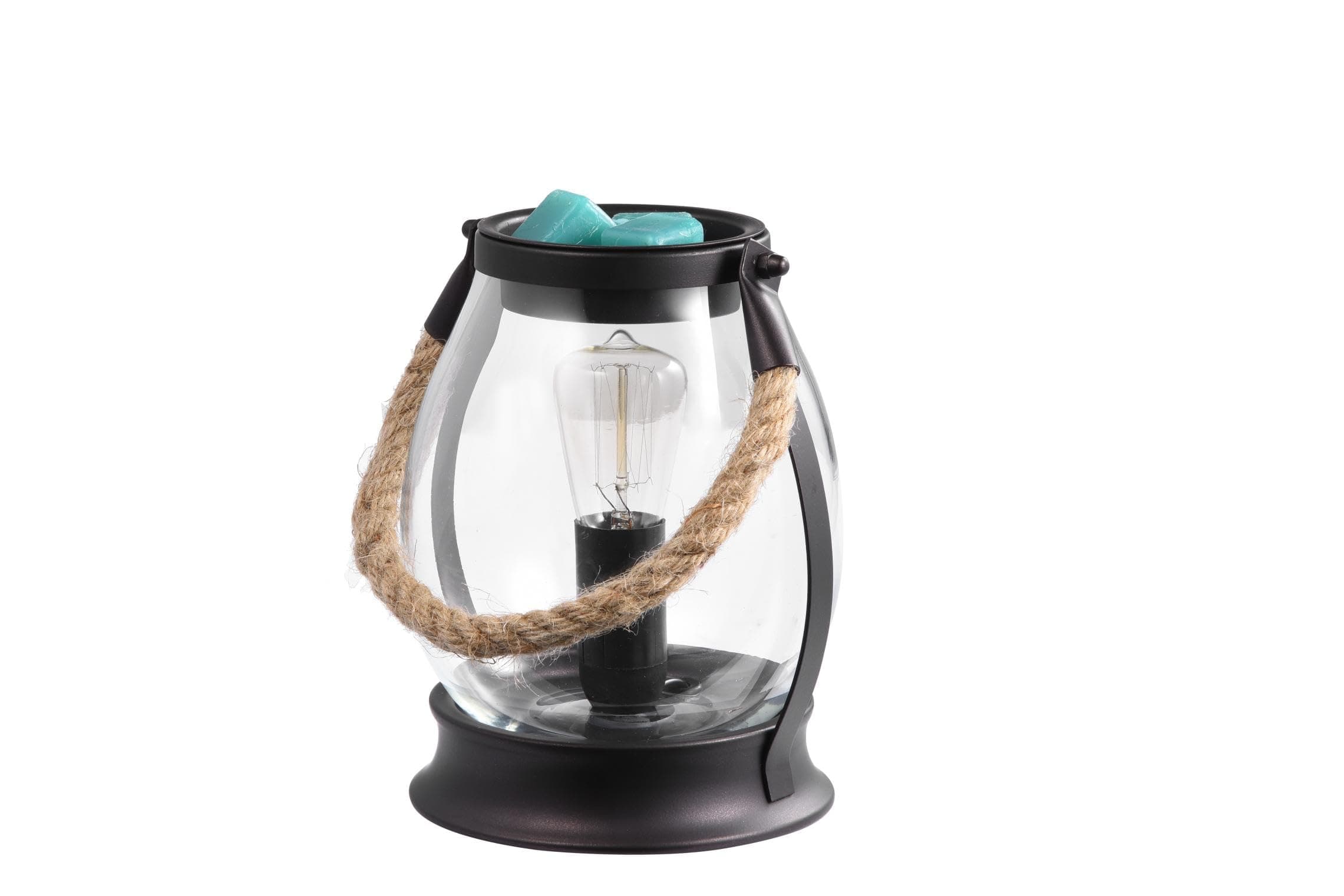 Electric Wax Melt Burners, Oil Burner, Wax Warmer, Fragrance Warmer, Night Light Oil Lamp for Home Decoration (Transparent)