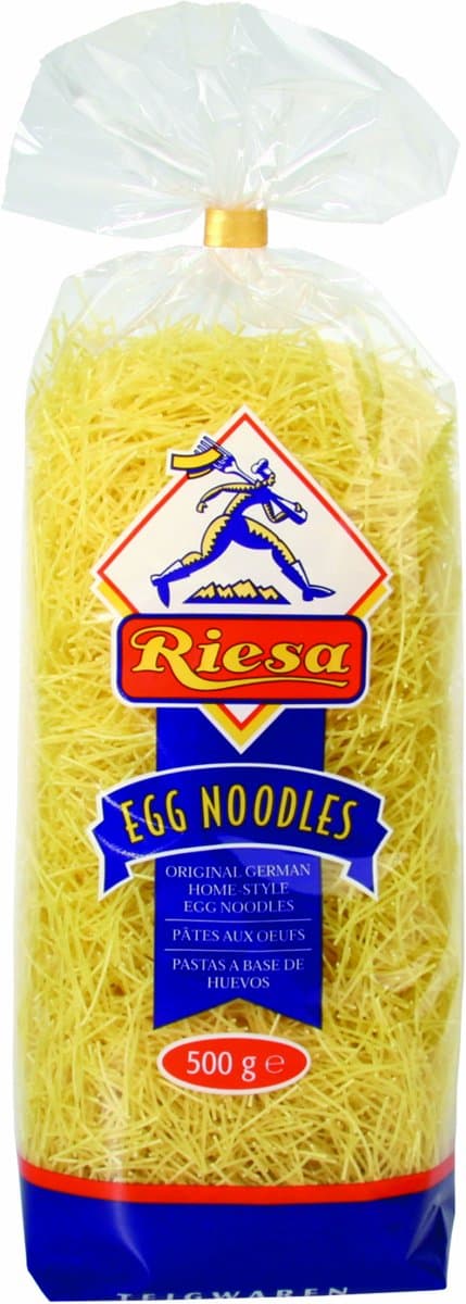 Riesa Thin Egg Noodles, 17.6-Ounce Bags (Pack of 12)