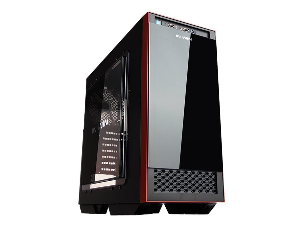 InWin 503 Black ATX Mid Tower Computer Chassis Case for Gaming
