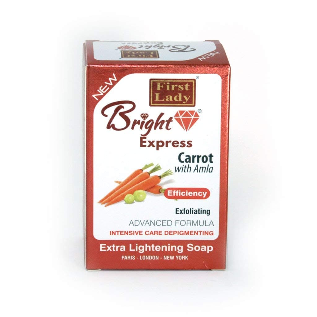 Bright Express Carrot & Amla Extra Skin Brightening & Exfoliating face and body Soap 200g - dark spot