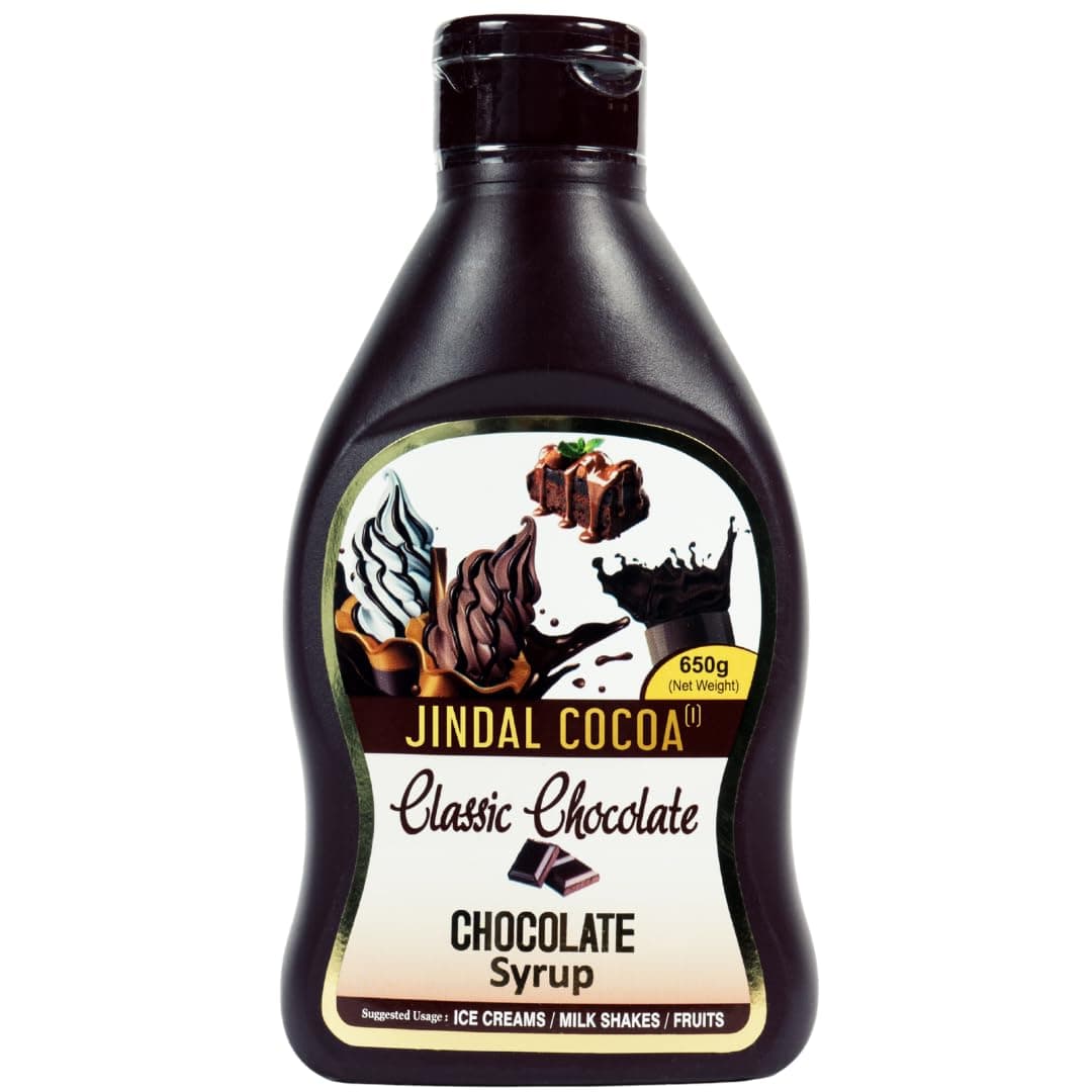 Chocolate Syrup 650g | No Malt & Cornstarch | Thick & Gooey | Chocolate Sauce | Ideal for Chocolate Drinks | No Trans-fat & Colors