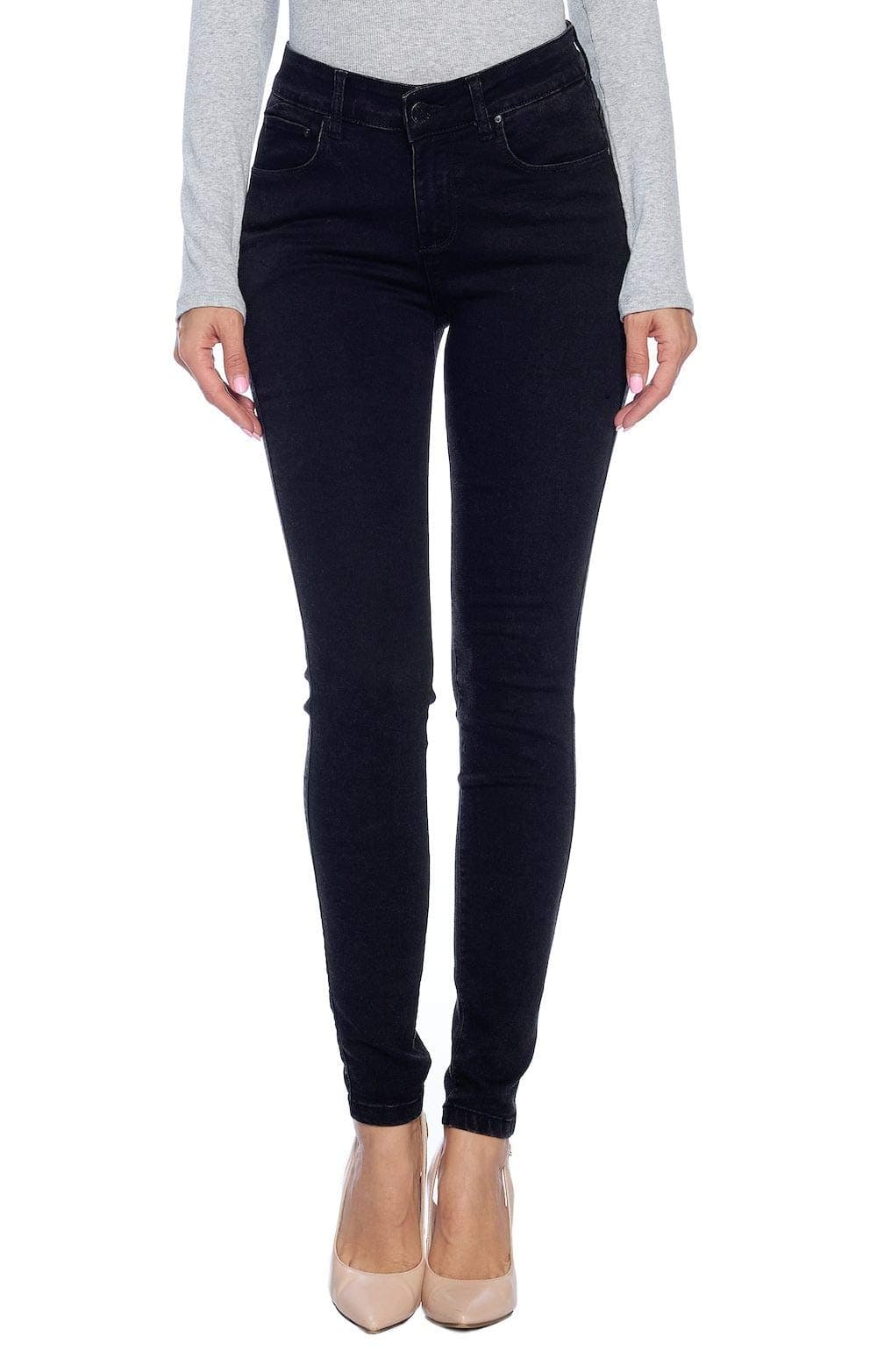 Blue Age Women's Black Denim Jeans