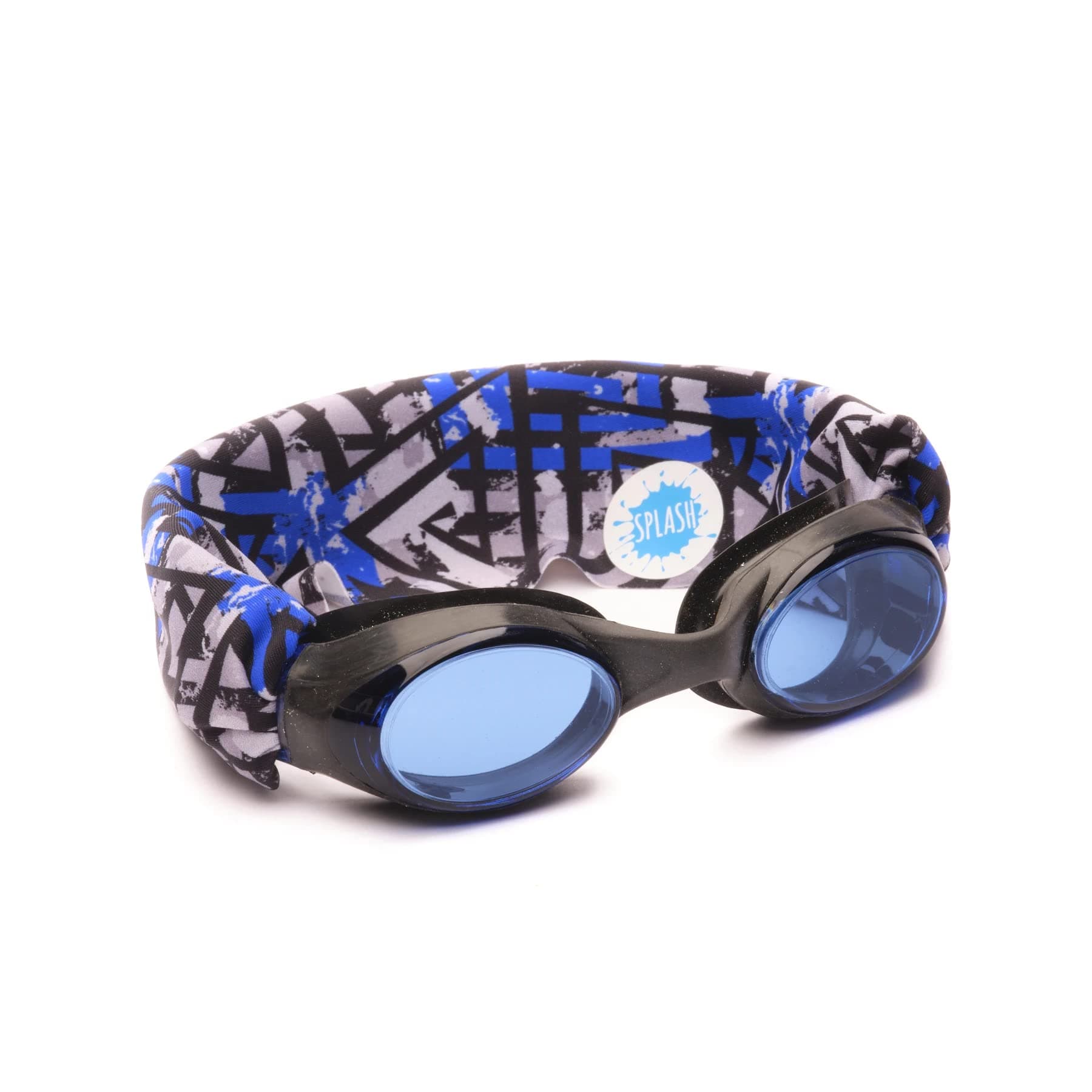 Splash Place Swim Goggles with Fabric Strap - THE MAZE | Fun, Fashionable, Comfortable - Adult & Kids Swim Goggles