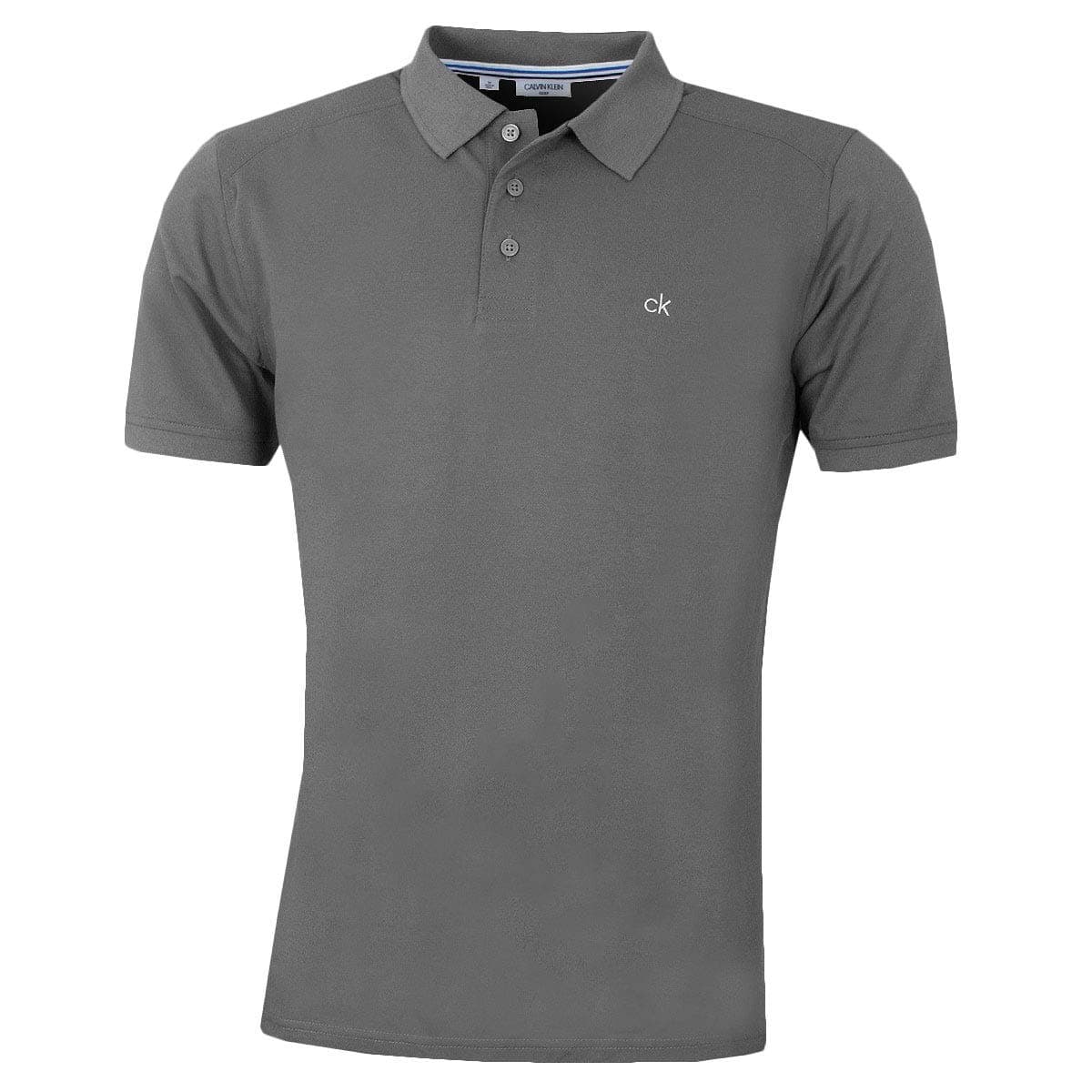 Mens 2025 Campus 3 Button Ribbed Collar Golf Polo Shirt