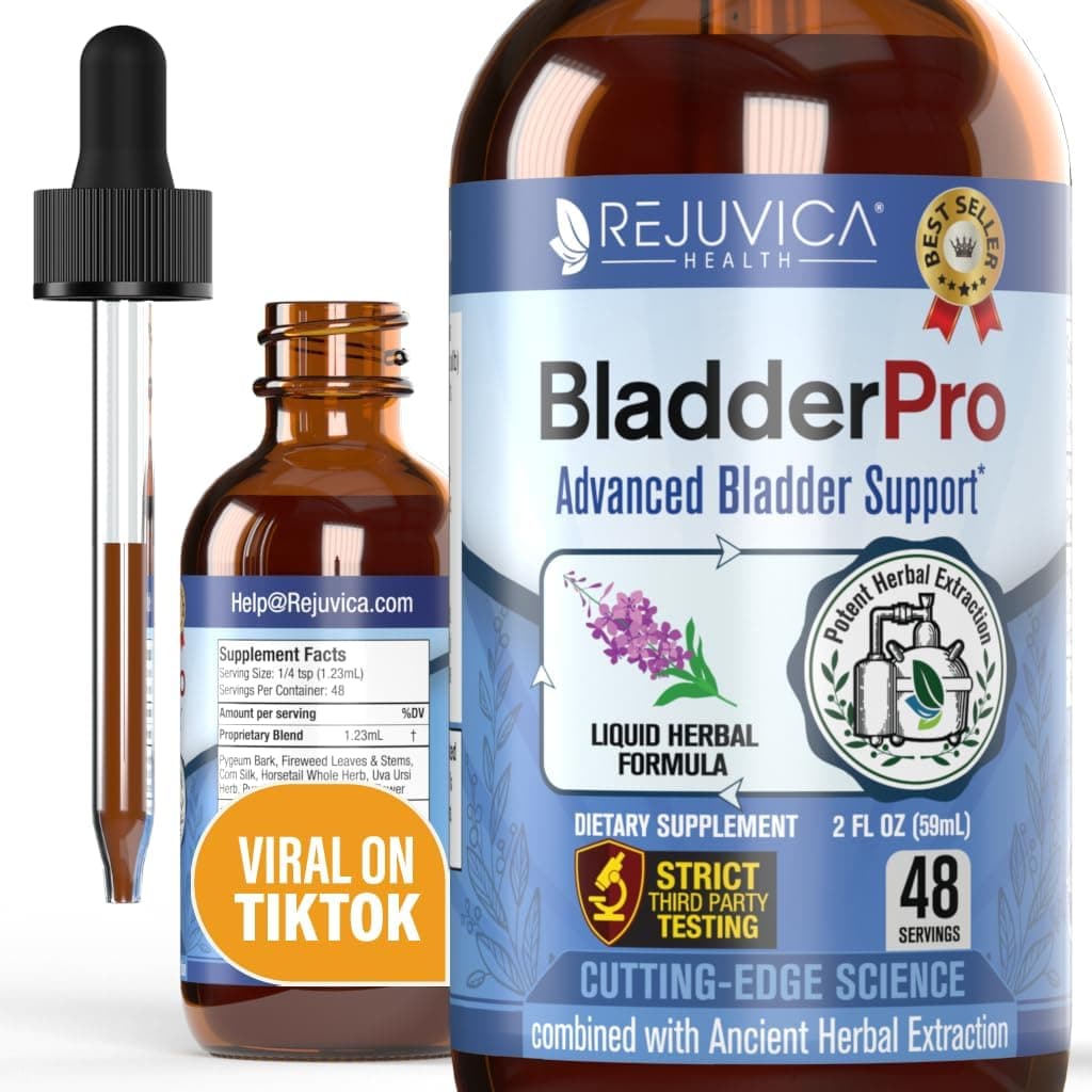 BladderPro Natural Bladder Control Supplement for Men and Women - Liquid Delivery for Better Absorption - Pumpkin Seed, Uva Ursi, Goldenrod and More
