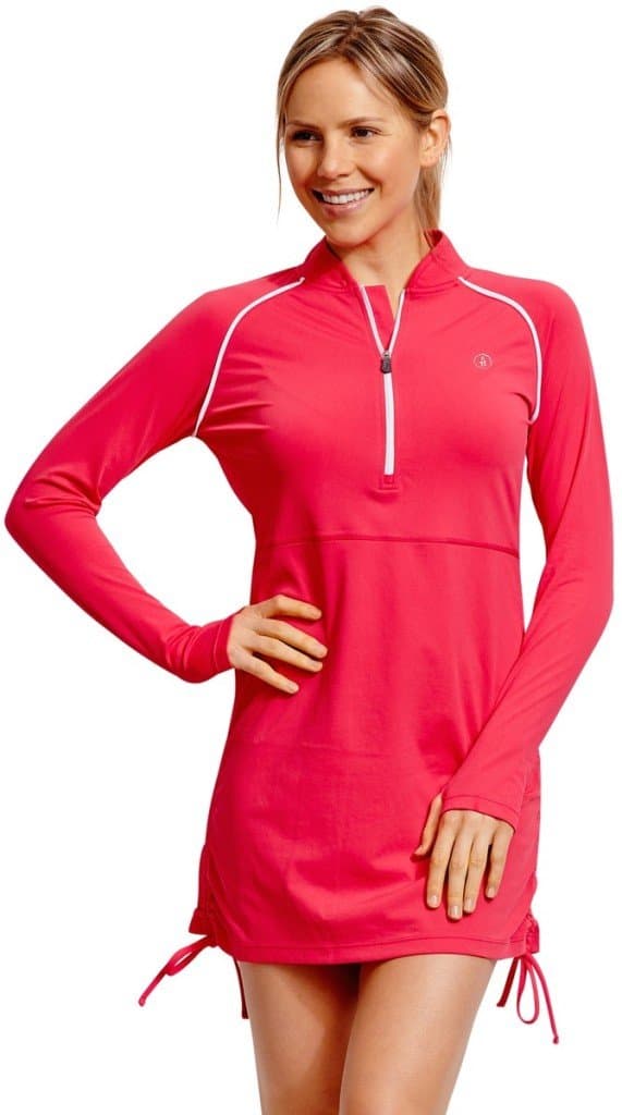 Solbari UPF 50+ Women's Sun Protection Swim Dress Swimwear & Resort Collection - UV Protection, Sun Protective