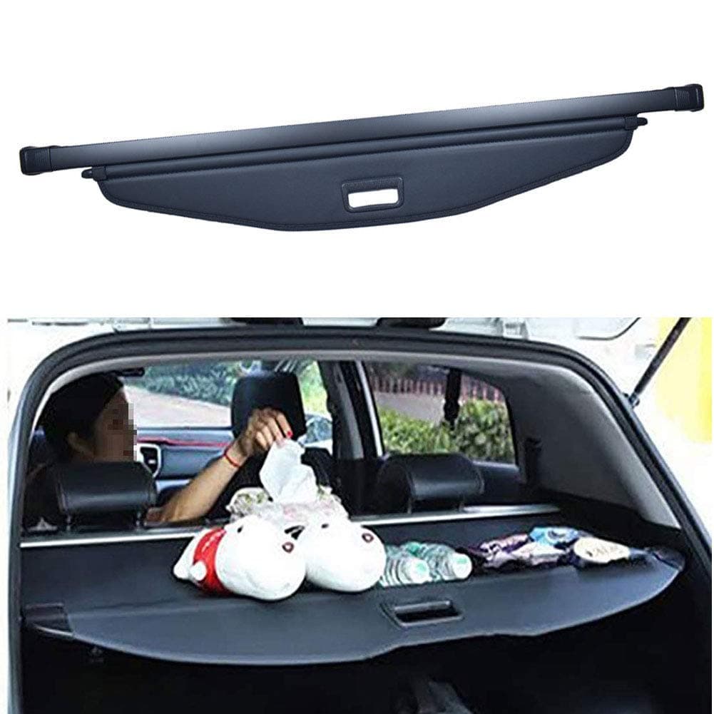 BNHHB For 2010-2017 GMC Terrain Chevrolet Equinox Car Retractable Rear Trunk Parcel Shelf, Security Shield Cargo Luggage Security Cover Shade Shielding Organizer, Auto Shelves Accessories