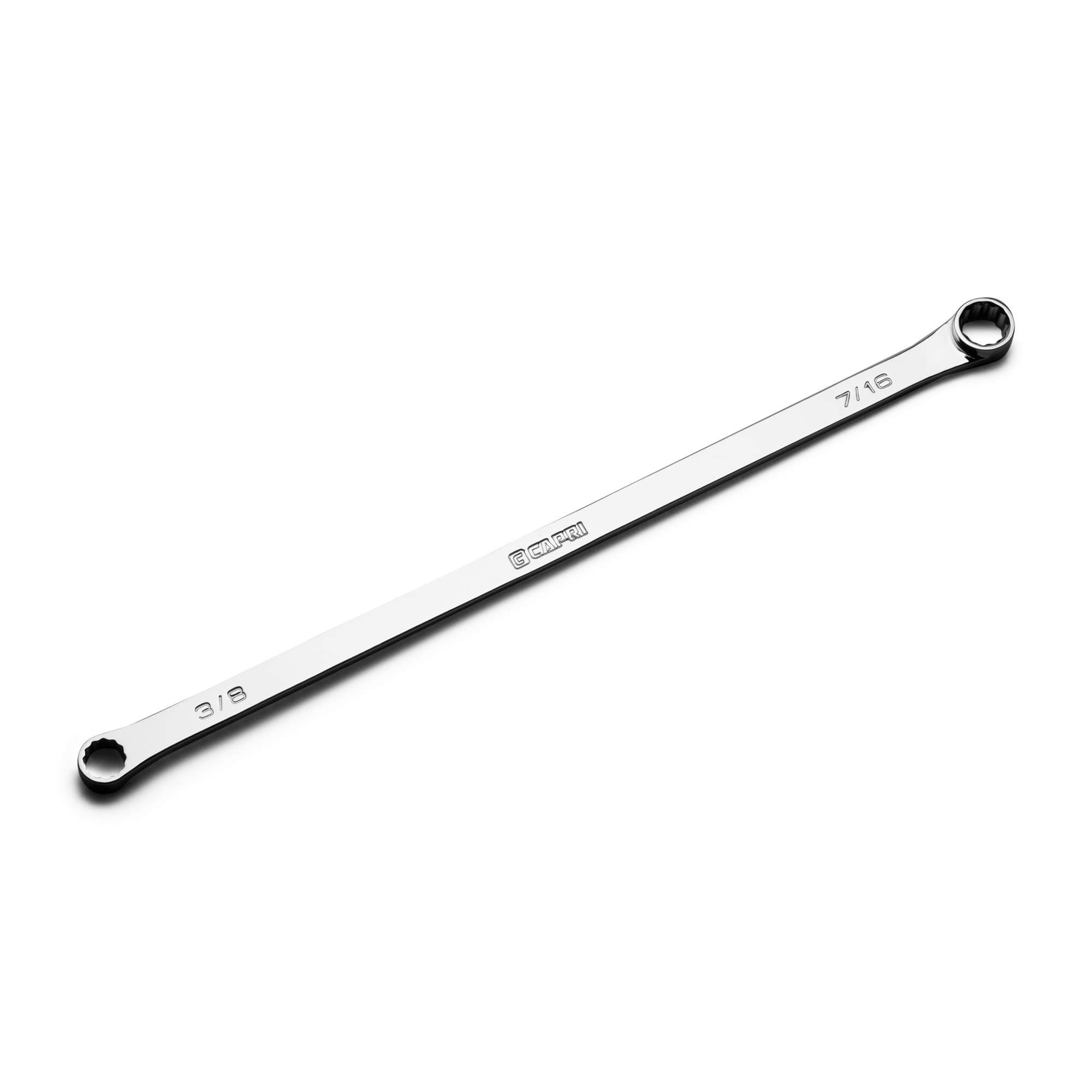 Capri Tools 3/8 x 7/16 in. 0 Degree Offset Extra Long Box End Wrench (CP11800-38716)