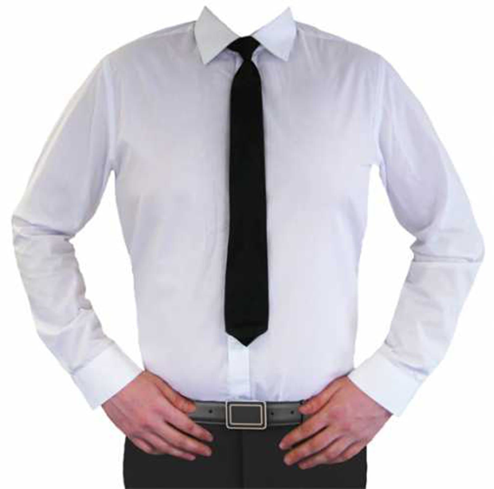 Funeral Tie - Black Necktie for Men's Formal Wear - Solid Color Tie for Wedding, Business, and Funeral Occasions