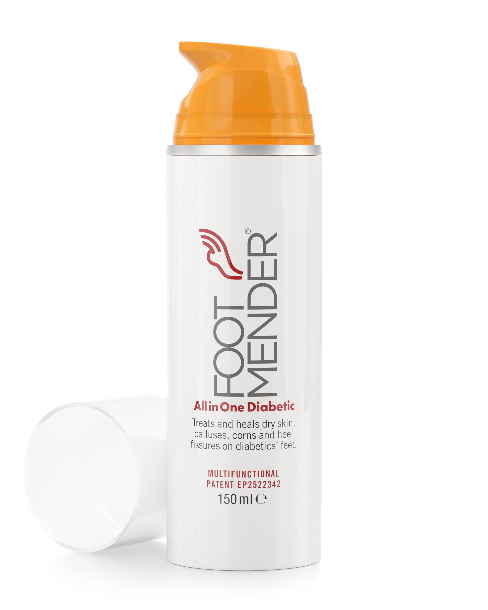 All in One Diabetic | Medically Proven, An Effictive Foot Cream | Treat and Heal Your Dry Feet, Hard Skin, Corns and Cracked Heels | Significant Effect After First Treatment | 150 ml