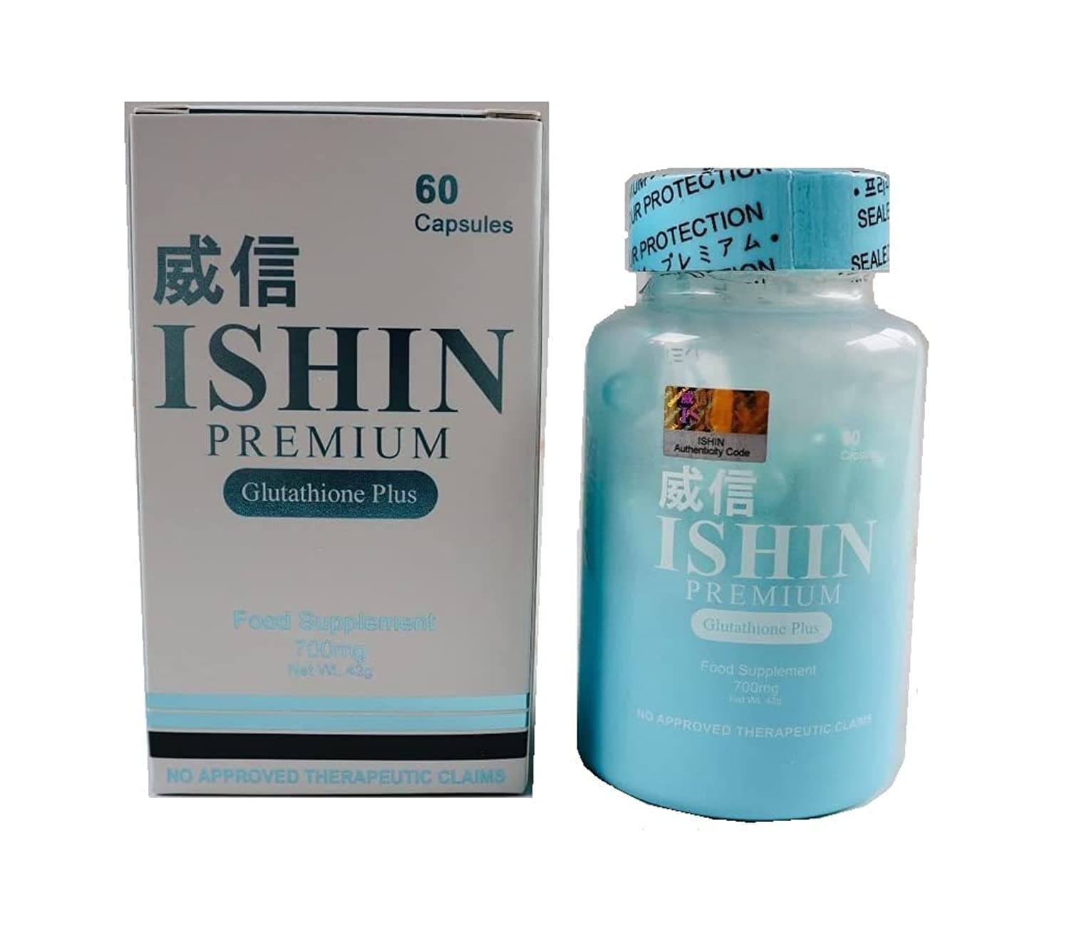 Japan Premium White Glutathione Plus 60 Capsules by Central Warehouse