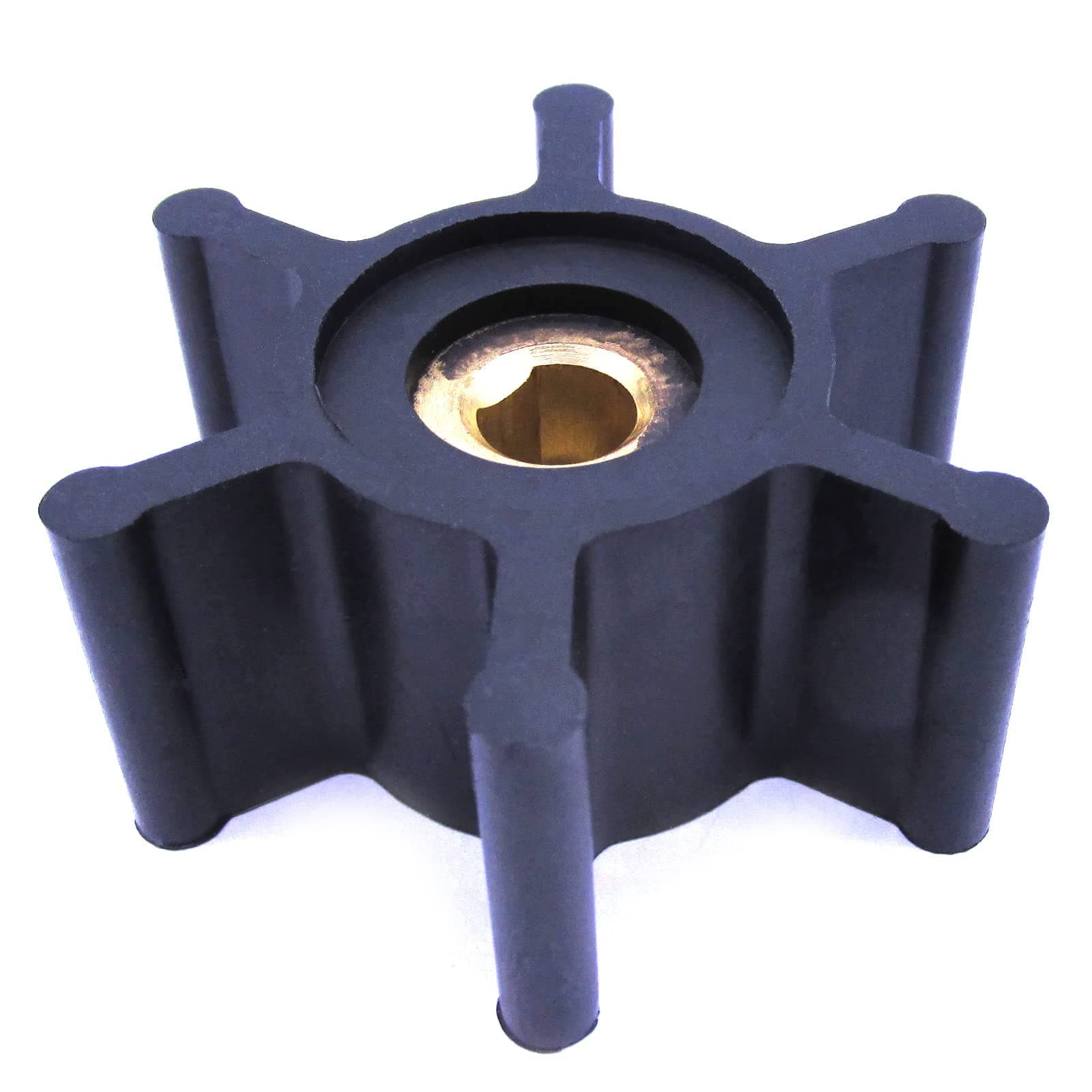 SouthMarine Flexible Water Pump Impeller 6303-0001 6303-0001-P 6303-0003 6303-0003-P for Jabsco / 09-824P-9 for Johnson / 7885 for Oberdorfer / 500210 for CEF / J050011 for Ancor