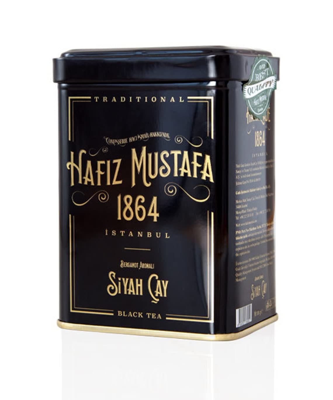 Hafiz Mustafa 1864 Istanbul, Anatolian Bergamot Flavoring Turkish Black Tea, Gift Ideas for Birthday, Christmas