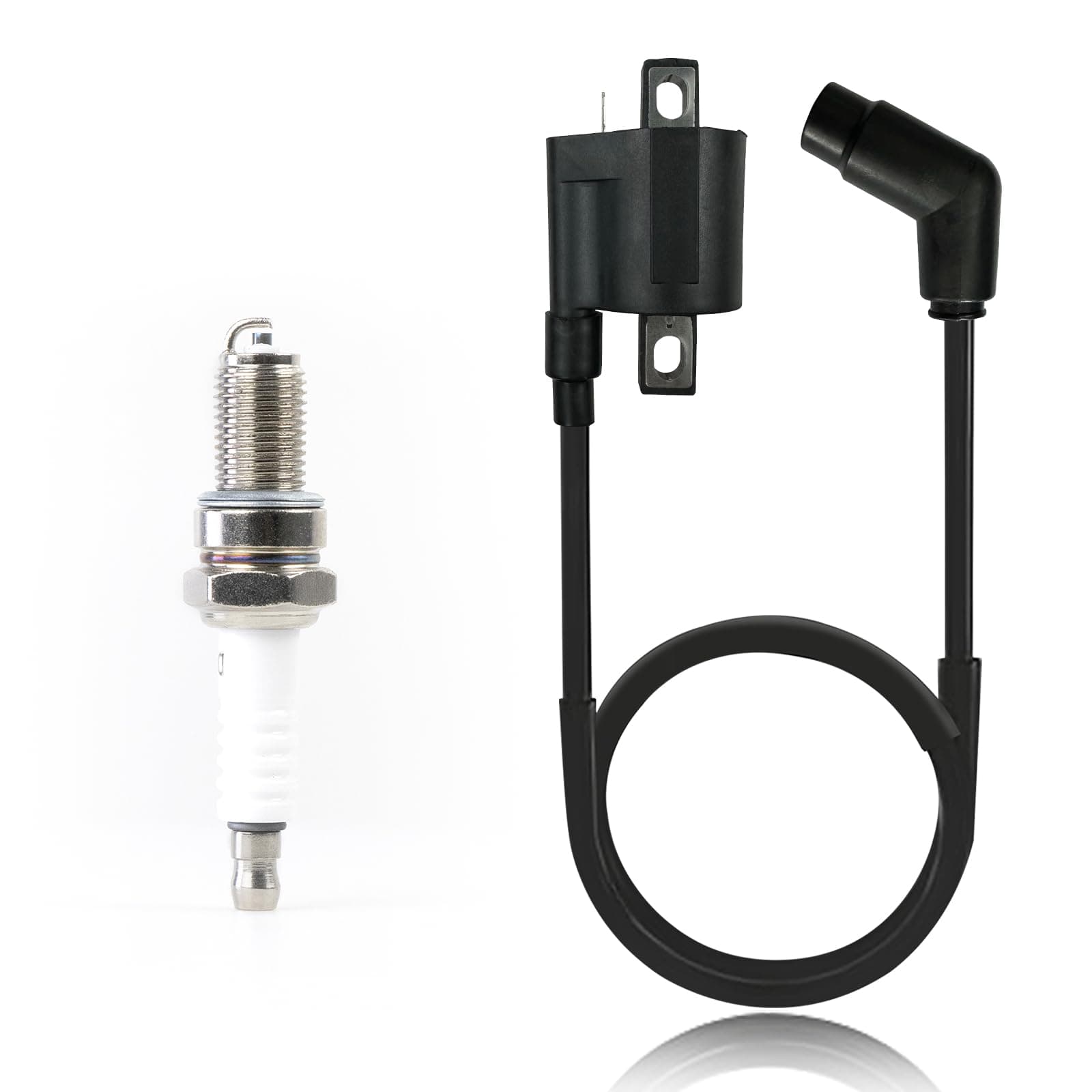 3087036 Ignition Coil Spark Plug For Polaris ATP 330 2004-2005 Magnum 325 2000-2002 Trail Blazer 330 2008-2013 Trail Boss 325 2000-2002 Trail Boss 330 2003-2013 Xpedition 325 2000-2002 3086807 3086484