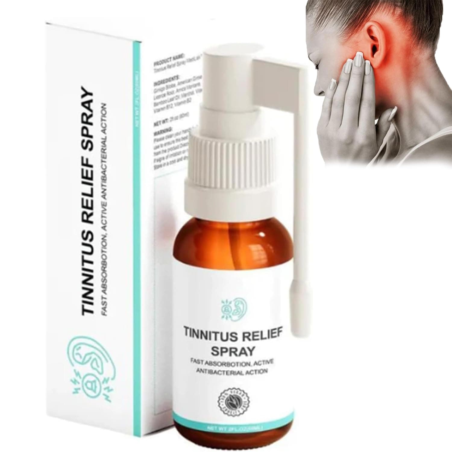 Tinnitus Relief Spray, Tinnitus Relief Spray (1PCS)